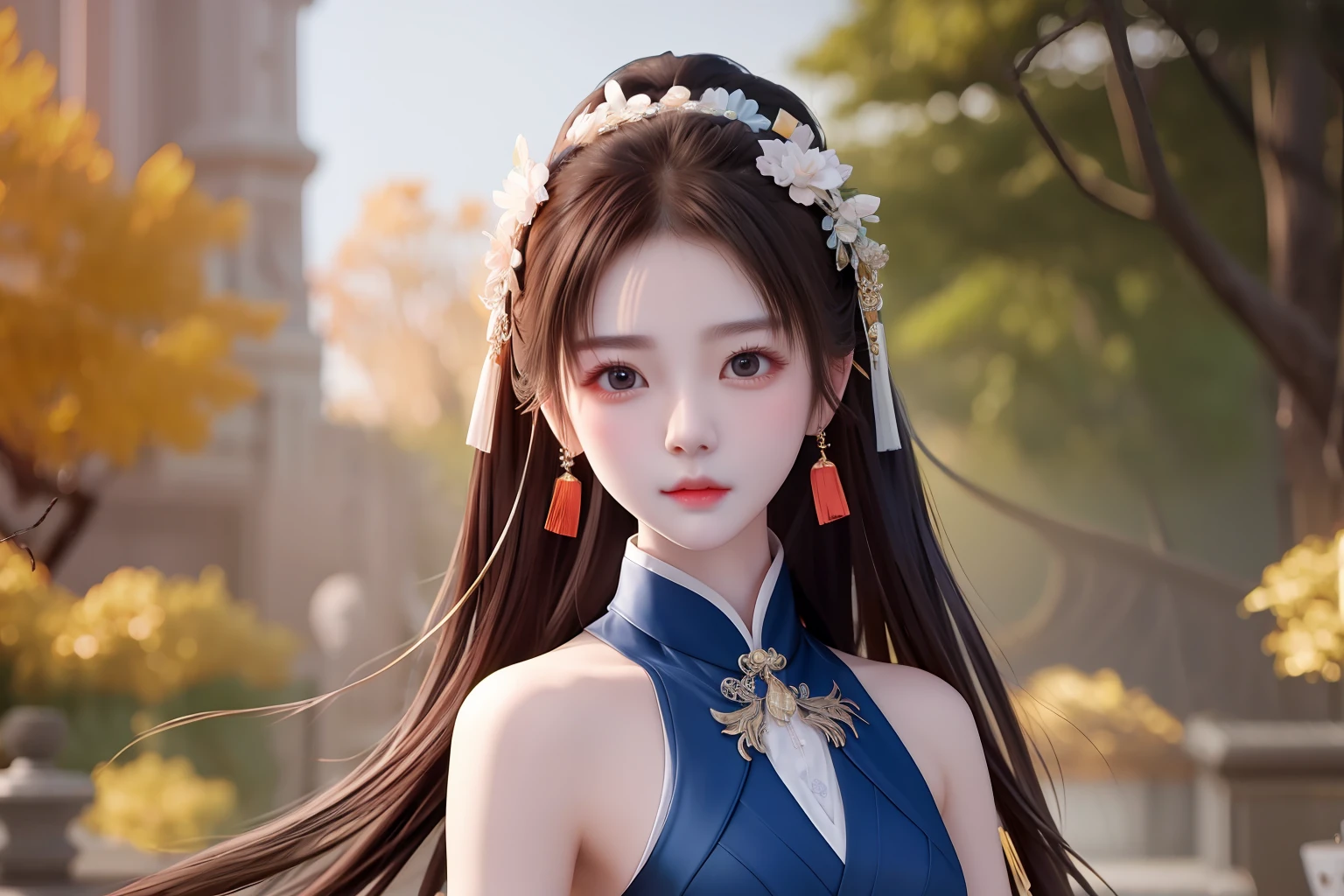 A beauty that resembles Liu Yifei