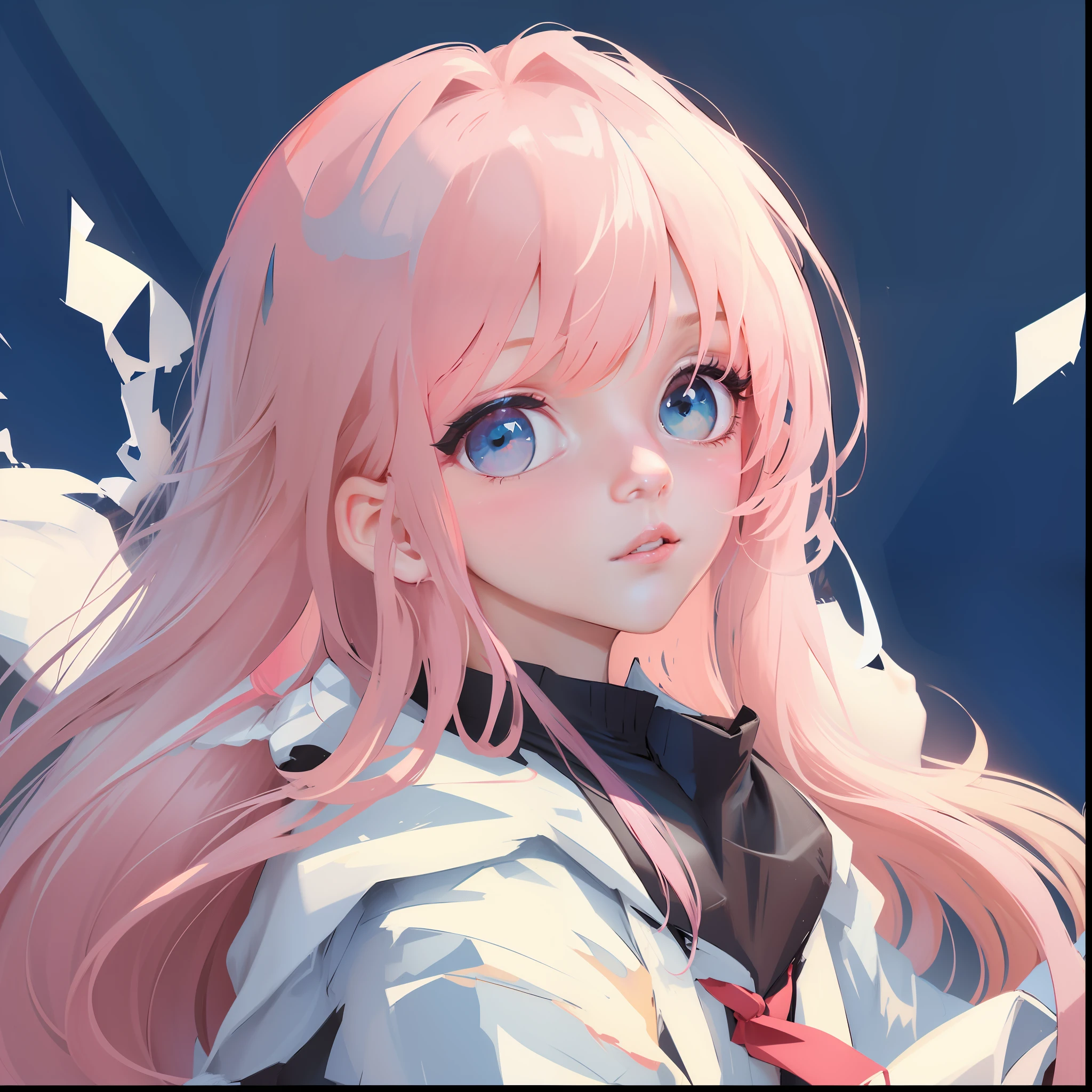 Pink Long Hair,naturey