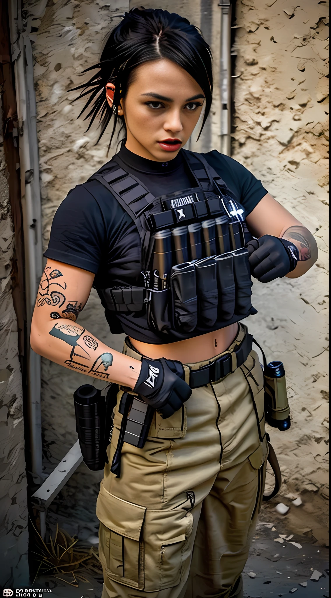 obra maestra, Tacticool, Chica punk-rock, Chica del tanque, Americano,