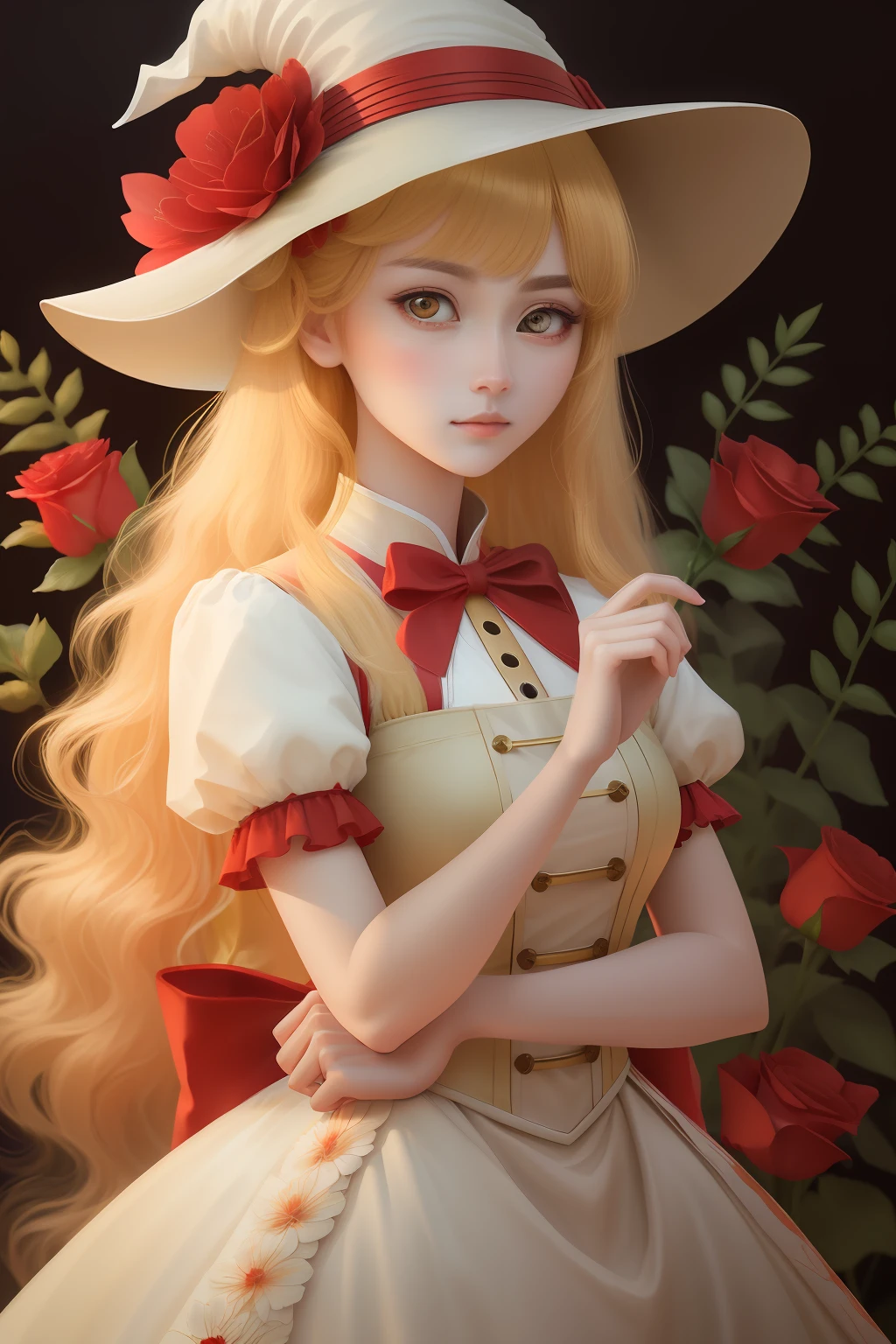Need,tmasterpiece,A high resolution,(Delicate figure:1.5),Absolutely beautiful,(Milky skin:1.3),exquisitedetails,A high resolution,Wallpapers,1female,独奏,shift dresses,hair adornments,(((Golden and red dress)) ), florals, long whitr hair, A brown-haired, Keep one's mouth shut, trinkets, longer sleeves, Raise Hand, Wide sleeves, Big eyes, Fluttering, huge tit,lesbian,Hanfu, Hanfu, embroidery, long skirt, natural poses, falling flower petals, inside in room, Fanning,lanterns,16K,HDR,A high resolution,depth of fields,(filmgrain:1.1),Bocoon,prime time,(lens flare glow),Vignette,rainbowing,(Color:1.5)