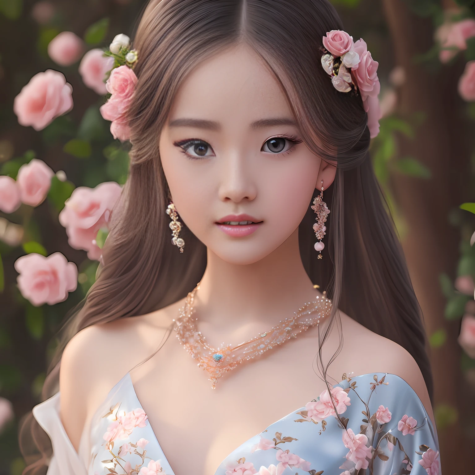 There is a girl in a green dress, plum blossoms, palaces, oriental architecture ray tracing, {best quality}, {{masterpiece}}, extremely detailed 8K wallpaper, {an extremely delicate and beautiful}, colorful, intricately detailed, Realistic, real, camera quality, (detailed depiction of clothes), cool white skin, (detailed depiction of blush), 1080p, sun, soft cuteness, smooth light silver hair, messy beauty, lighting, broken feeling, bright and silky skin , 3D stereoscopic, masterpiece, best quality, super fine illustration, beautiful eyes, very fine light, fine glow, very fine 8K CG wallpaper, peach eyes, red pupils, an extremely delicate and beautiful girl, 8k Wallpaper, best quality, full body close-up, white long dress, luxurious silky bright red chiffon floodlight (magic, glitter, ultra-thin, soft,) Hanfu --auto
