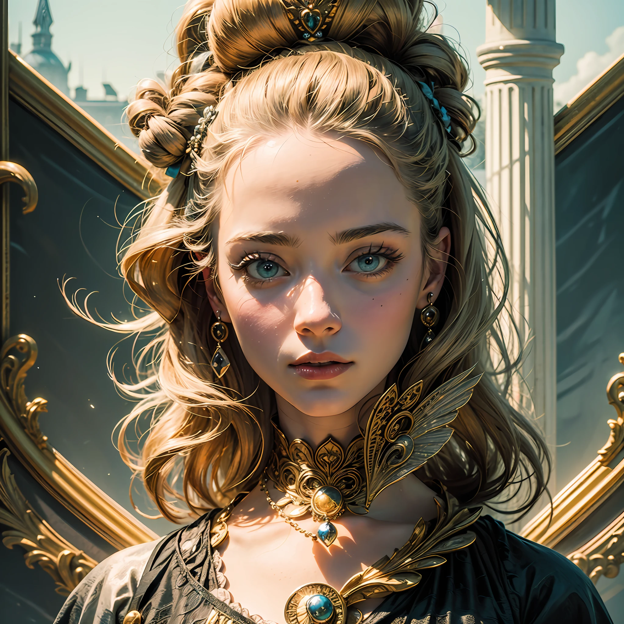 Masterpiece – Masterpiece ○○ quality – ○○ quality best quality(Highest Quality) , High quality(hiquality) etc ○○ detailed – ○○ details ultra detailed(Ultra-fine ) , Extremely detailed(Extremely detailed) , Finely detailed(Fine-grained) etc ○○ res – ○○ resolution ultra high res(超A high resolution) , very high res(hight resolution) etc Realistic – Realistic Photorealistic – photorealistic beautiful – beautiful 4k , 8K , 16K – 4K image quality , 8K , 16k distinct – clearly Best Aesthetic – Supremely Aesthetic ,Marie Antoinette,Palace of Versailles,ue,1人 --auto