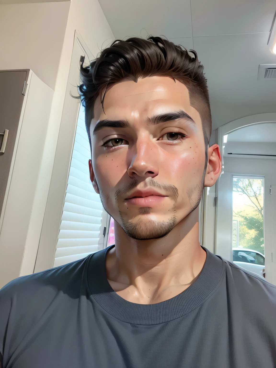 Handsome hairstyle --auto