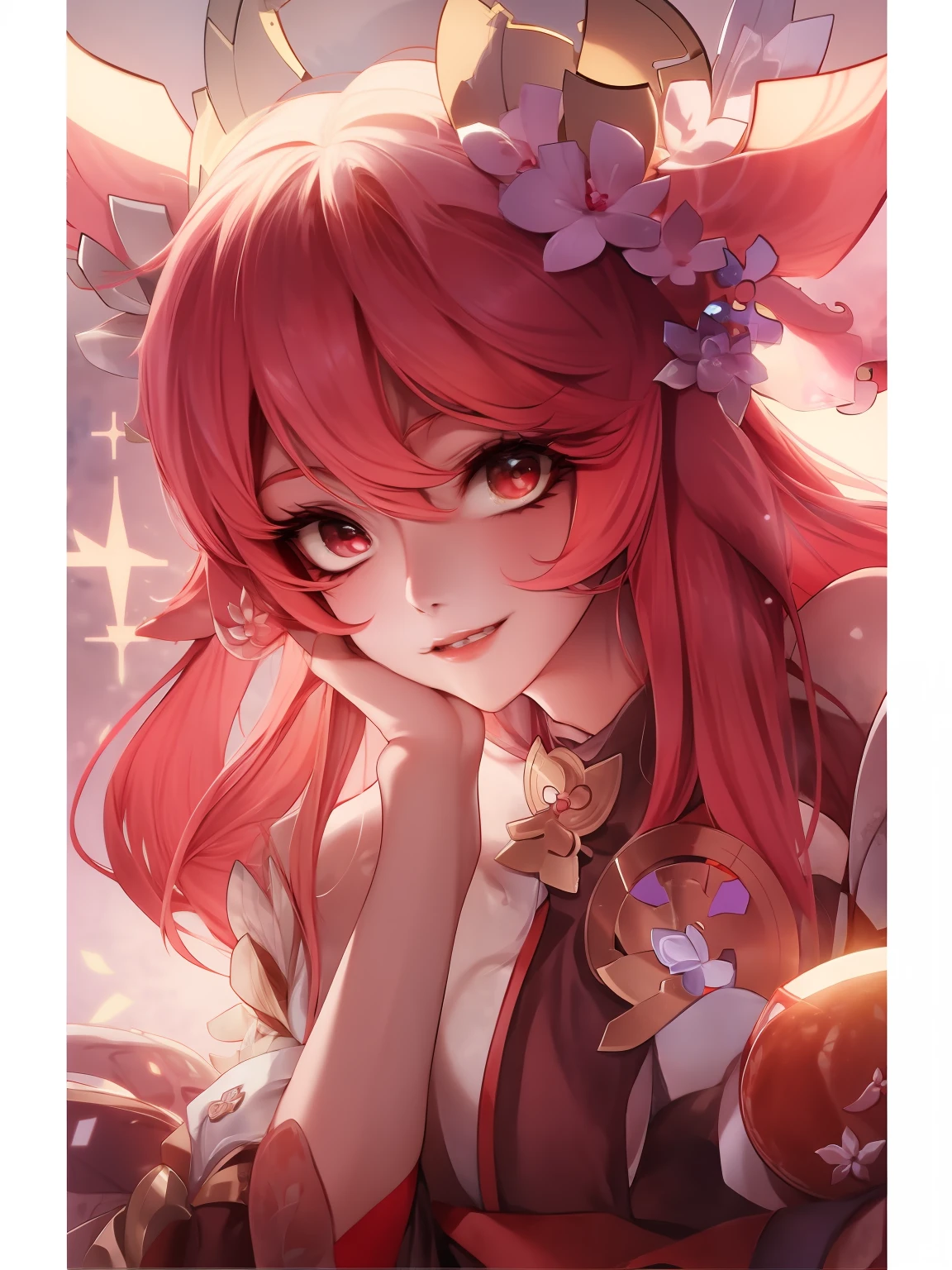 Anime girl with hat and cup of tea, Extremely detailed Artgerm, portrait of ahri, seraphine ahri kda, ahri, beautiful anime catgirl, annie from league of legends, Ayaka Genshin impact, ! Dream Artgerm, Splash art anime Loli, Very beautiful anime cat girl, Artgerm style
