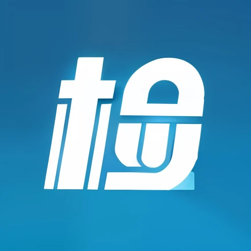 Neat,Flat design style,Soft color combinations,(Smart segmentation of font design:Elegant fonts+Concise fonts),The LOGO design is beautiful and unique,The contrast is stark,The APP icon is clear and simple,Appears on a blue background。 --auto