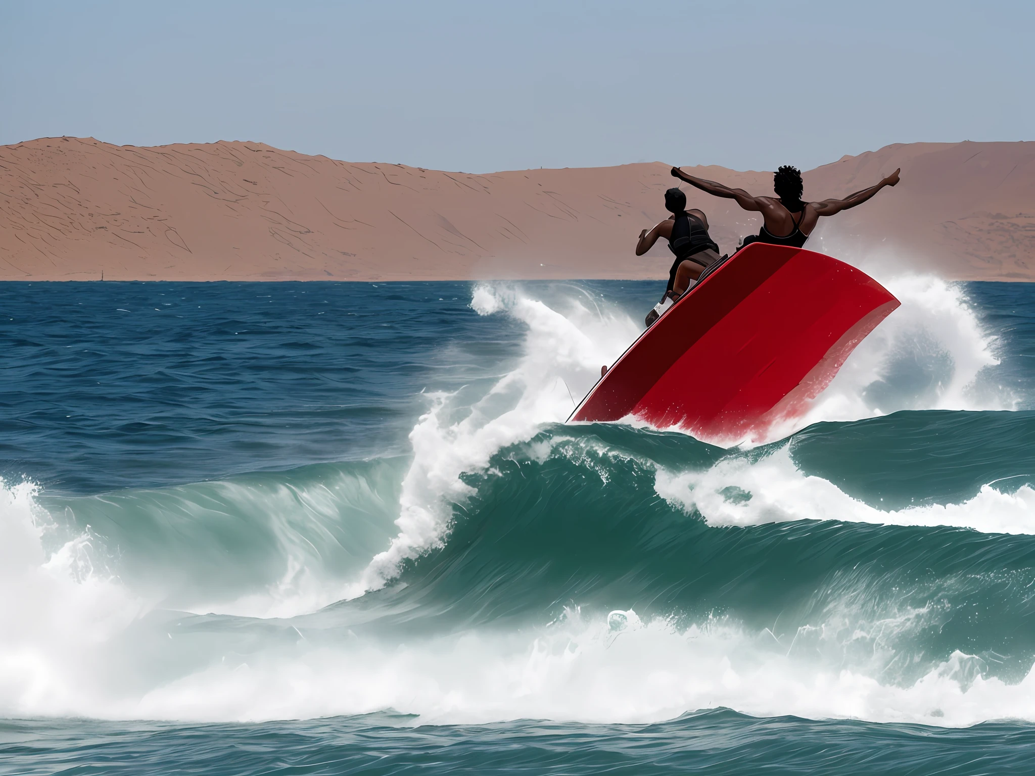 Moses opening the red sea, povo hebreu passando pelo mar vermelho