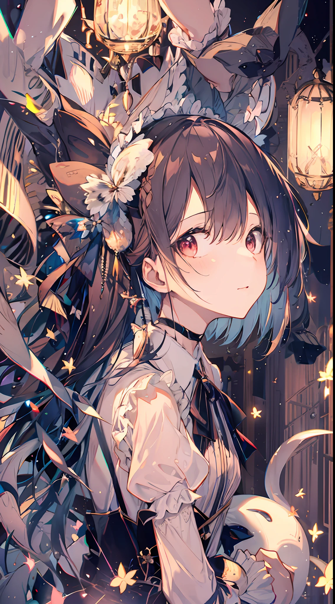 (Masterpiece), one girls　in woods　ghost　Light is shining