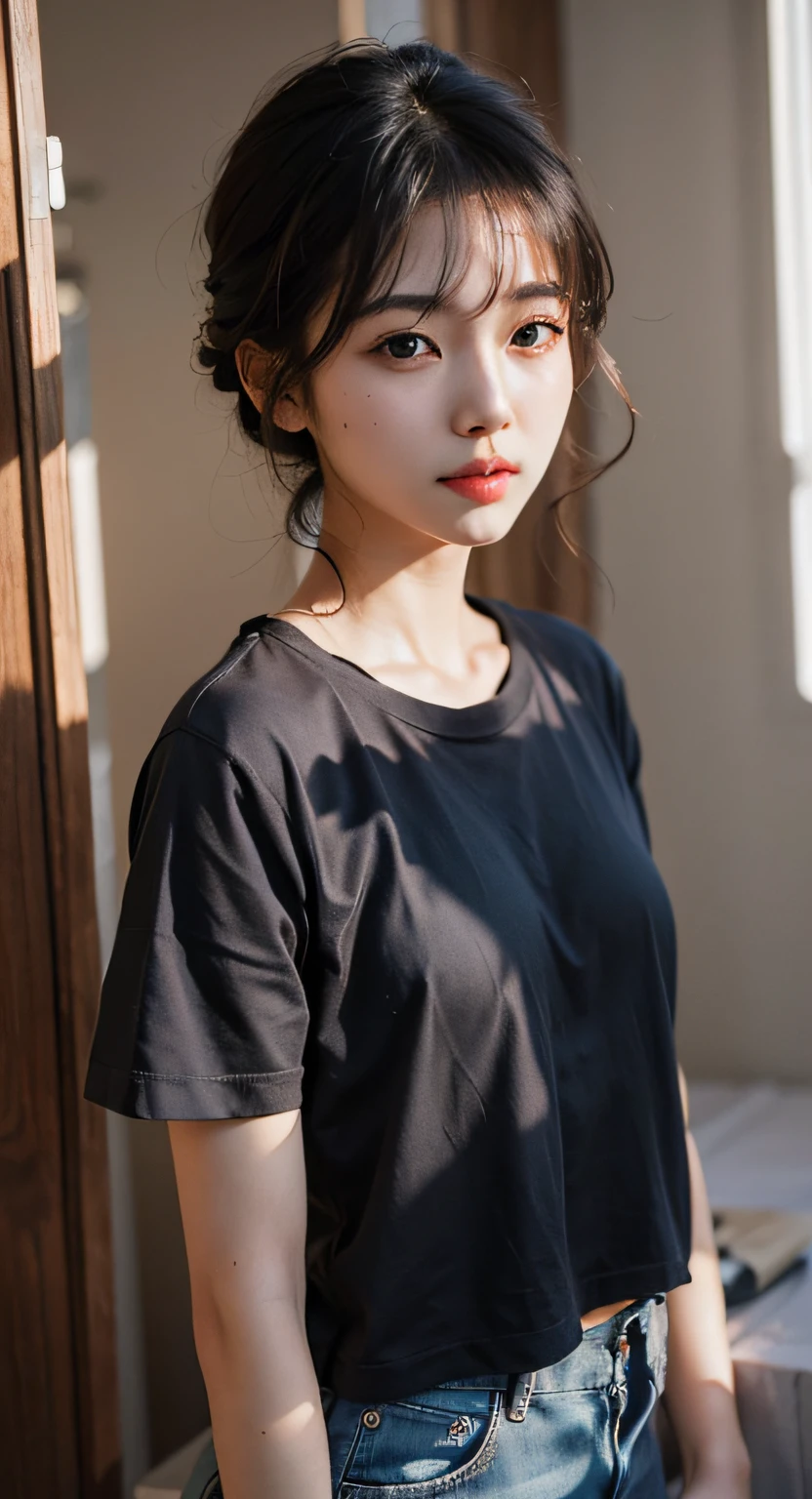 Beautiful Korean Woman, Beautiful young korean woman, Korean Girl, Gorgeous young Korean woman, beautiful asian girl, young adorable korean face, asian features, beautiful girl model, realisitic, extremely beautiful face, beautiful model girl, asian girl with long hair