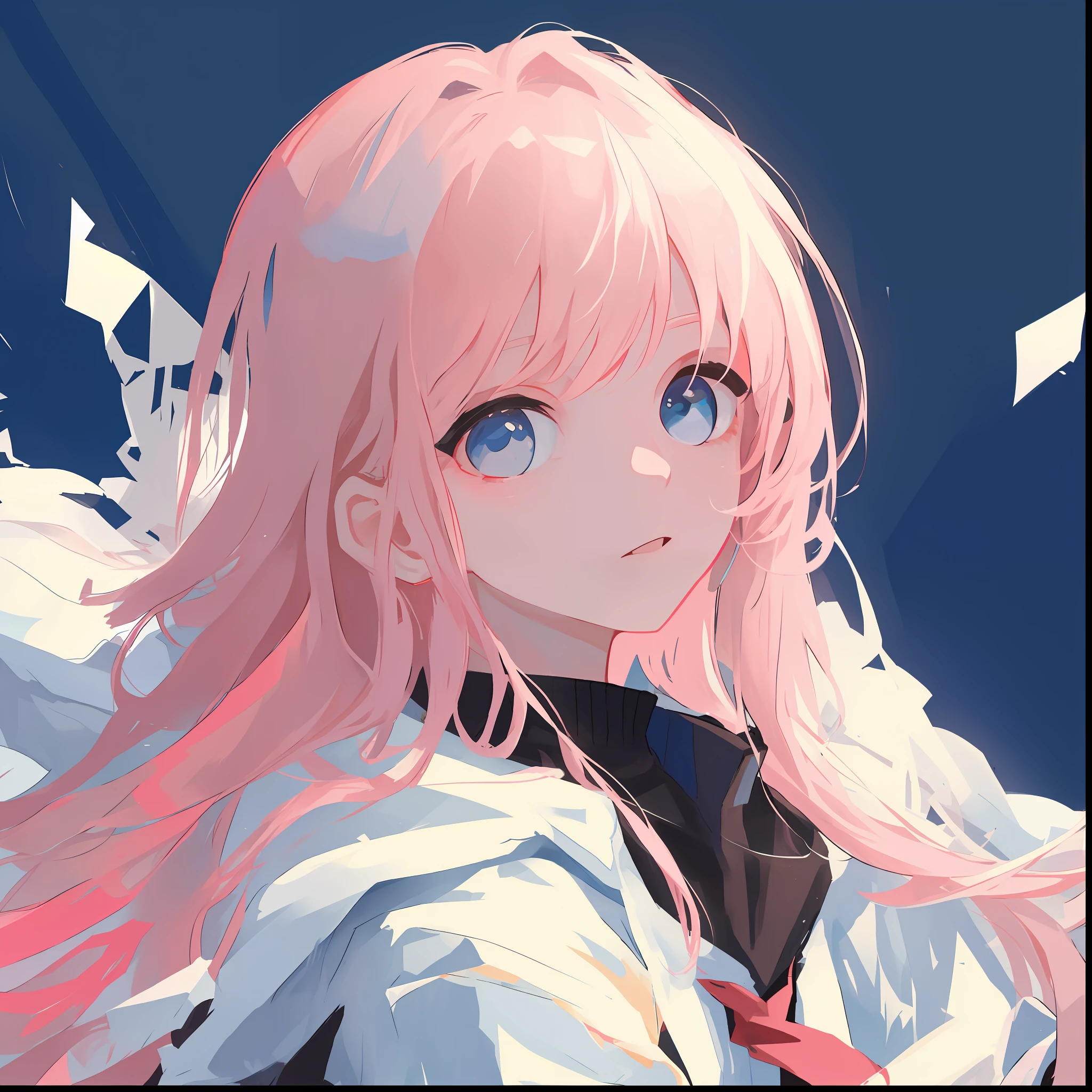 Pink Long Hair,naturey