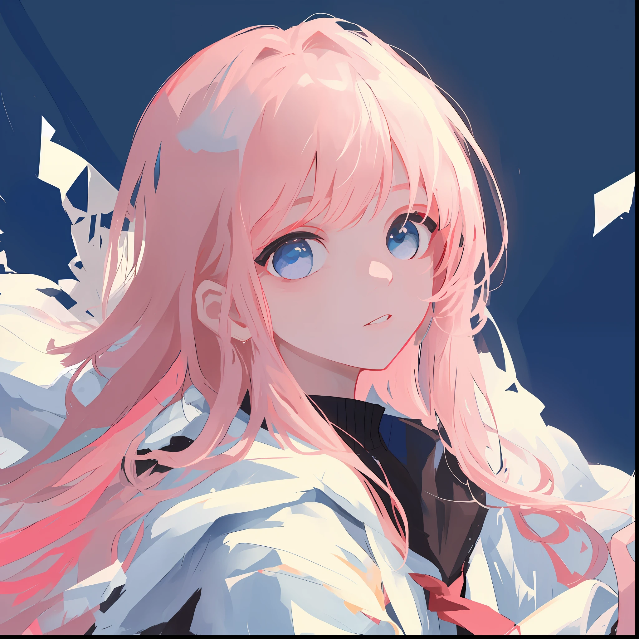 Pink Long Hair,naturey