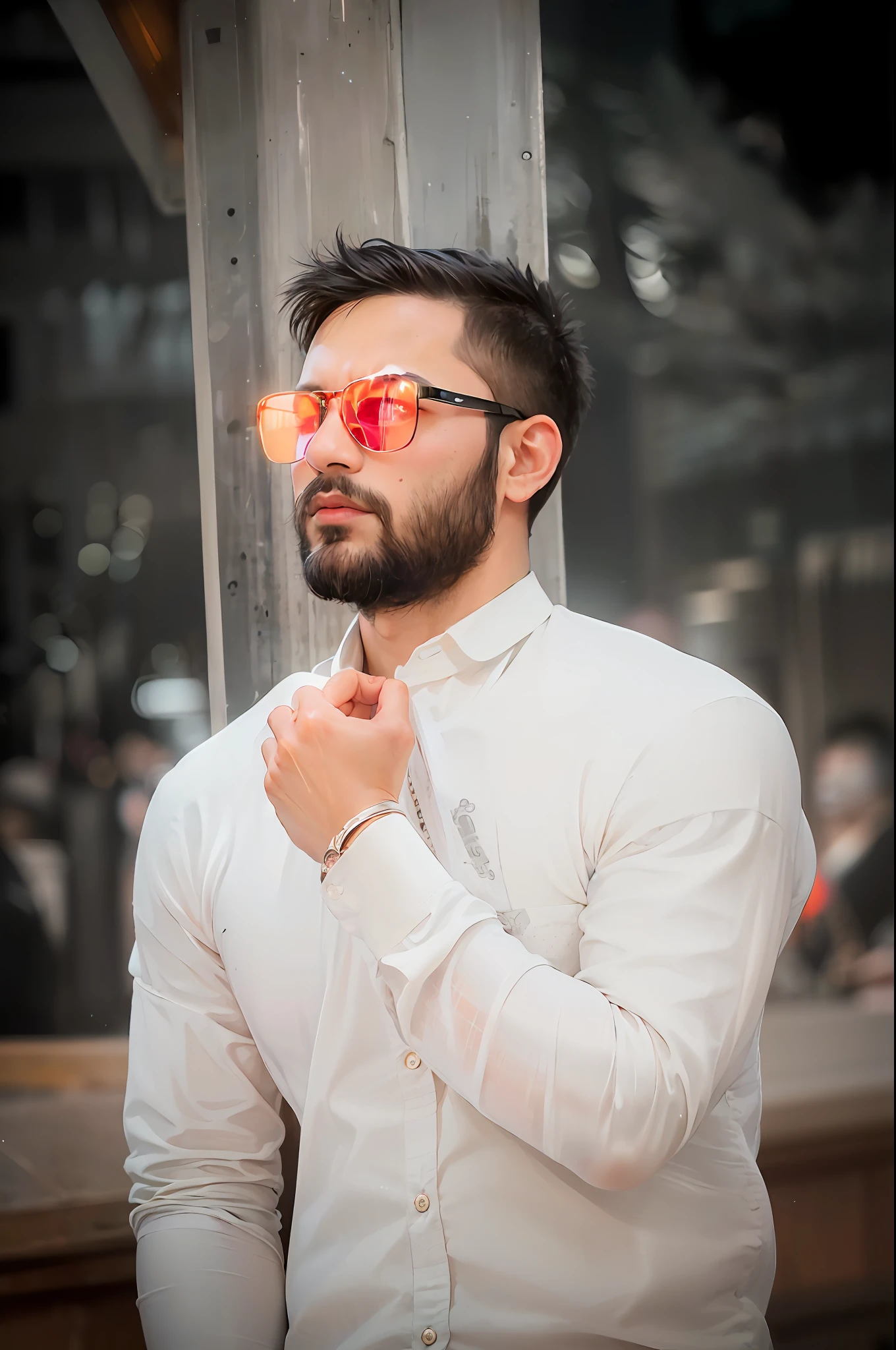 (8k, RAW photo, photorealistic: 1.25), (lip gloss, eyelashes, shiny face, shiny skin, best quality, ultra-high change background cyberpunk handsome boy. Realistic face .८ulitr