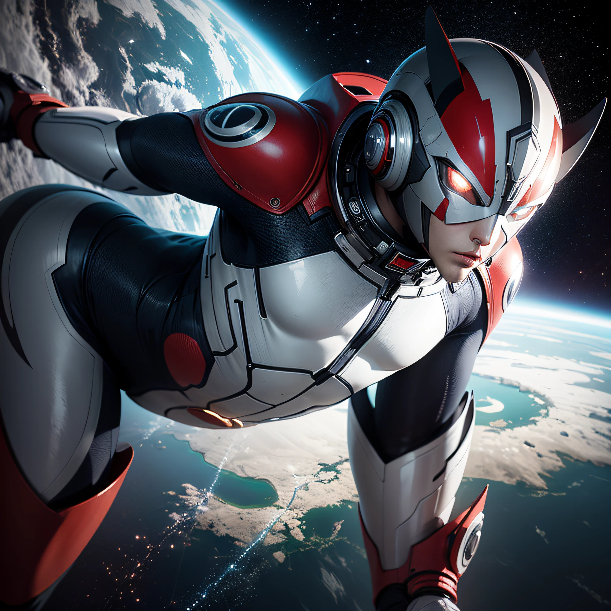 photorealestic,s Ultraman,space --auto