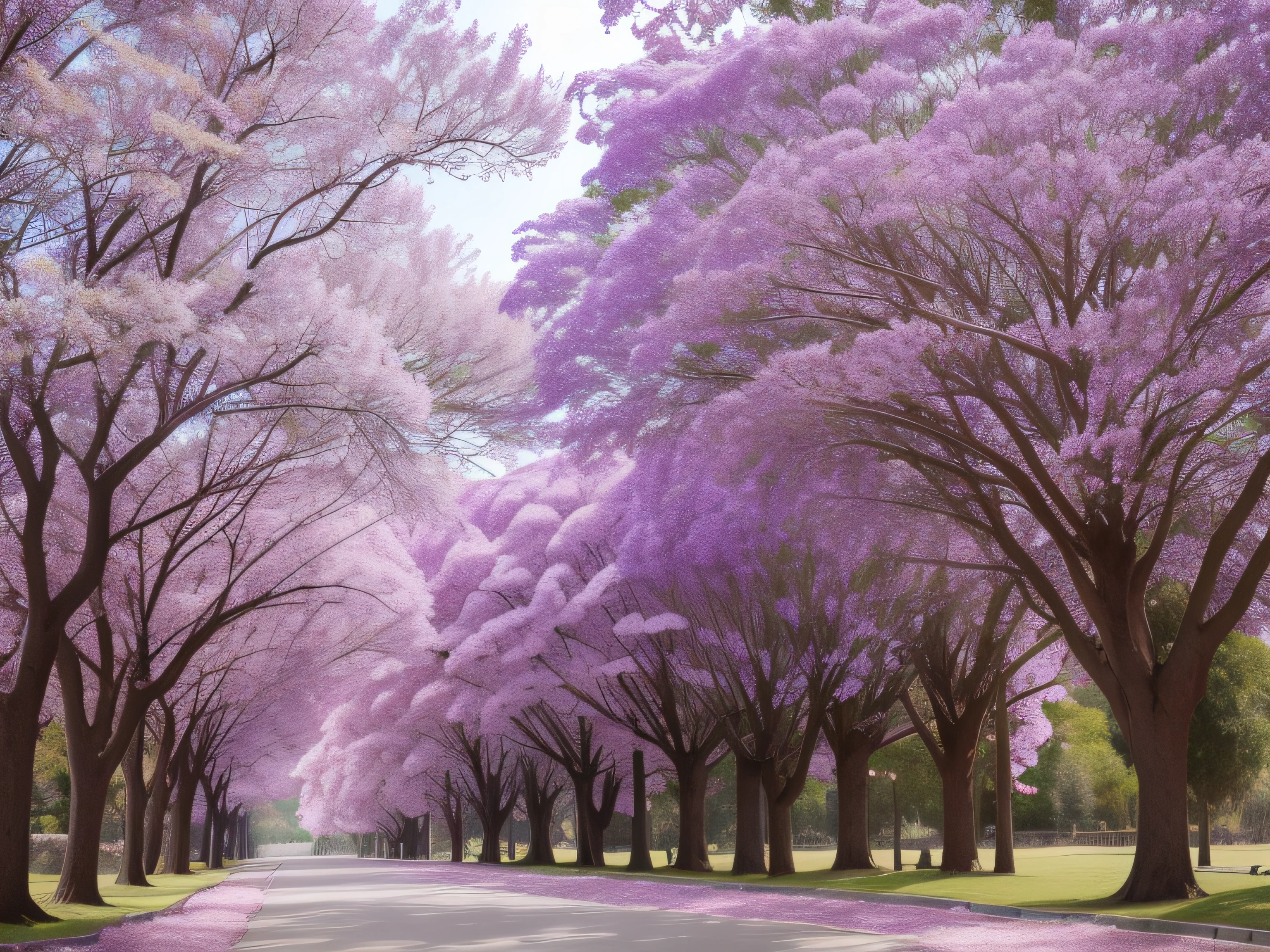 Jacaranda，the woods，avenue