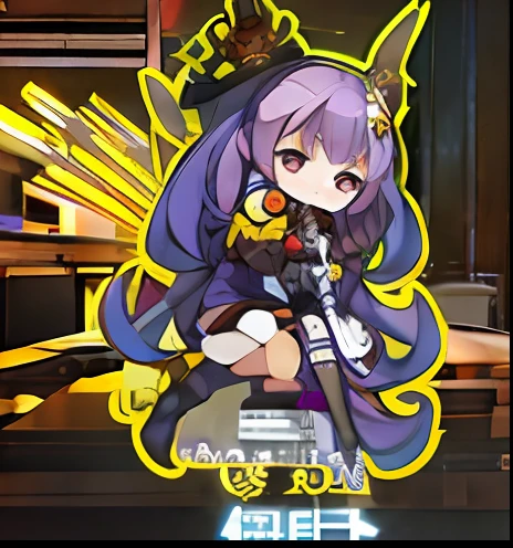 Close-up of a man holding a weapon in a room, From Arknights, shalltear bloodfallen, holding a pudica pose, Ayaka Genshin impact, mechanized witch girl, Mechanized Valkyrie girl, holy cyborg necromancer girl, tchibi, girls frontline style, maple story gun girl, noire, shalltear from overlord,girl wearing school uniform,Superskirt,Pink hair,looks away,Sit and open your crotch,embarressed,Be red in the face,weeping,Mouth closed,Classroom