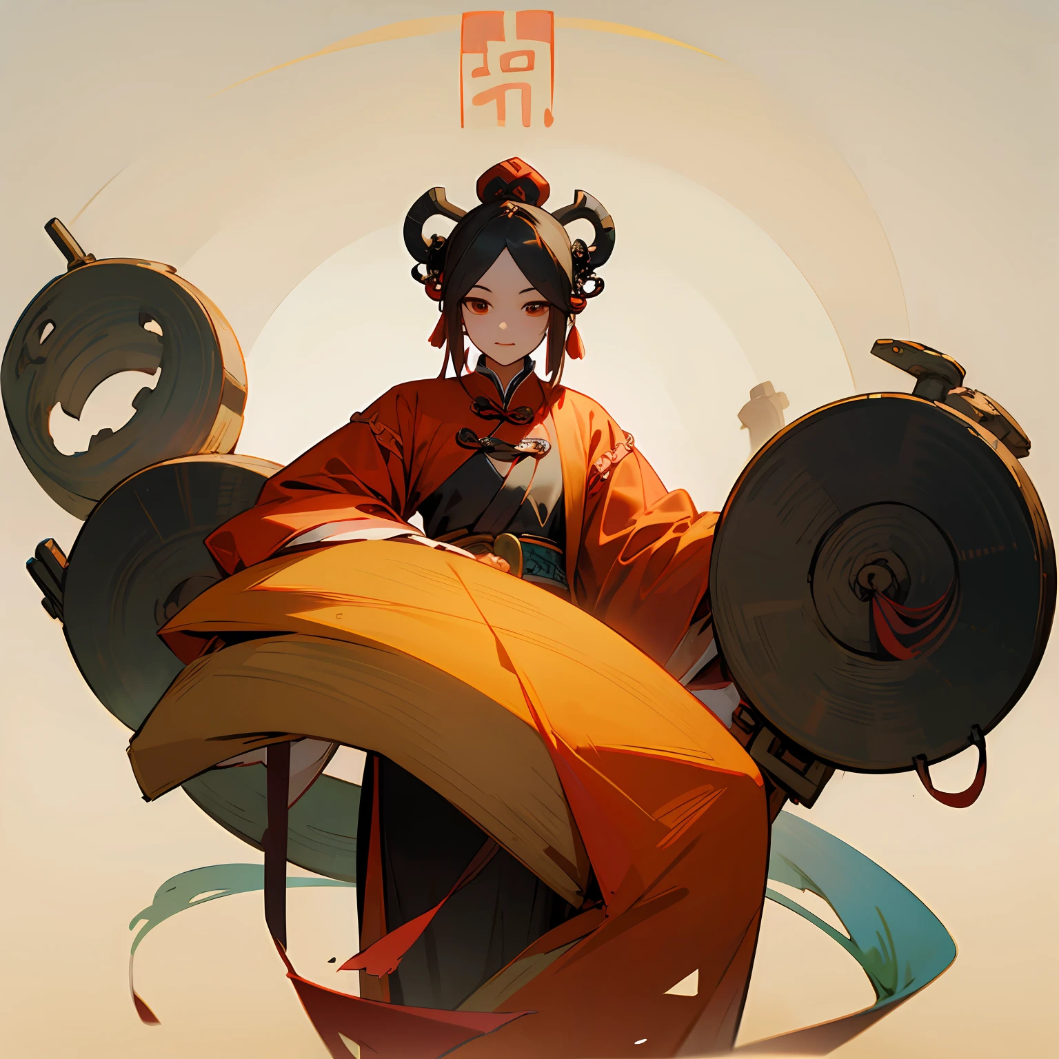 Ancient Chinese Qu Yuan figure