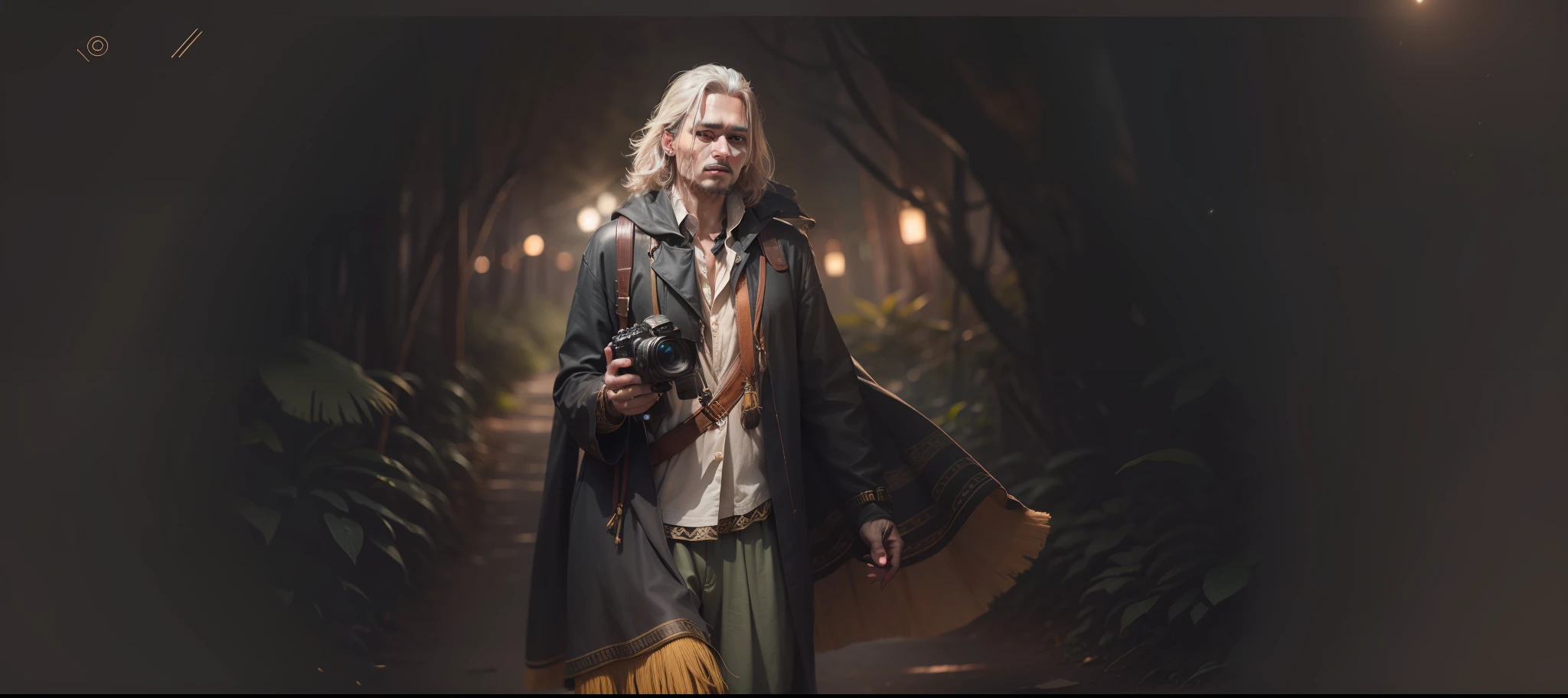 Masterpiece, Johnny Depp walks through the jungle at night in fireflies, (high detail: 1 of 1), rough face, natural skin, high quality, nsfw, beautiful eyes, (detailed face and eyes), (face : 1 2), noise, extra, real photo, PSD, light film photography, sharp focus, contrast lighting, detailed skin, high resolution 8k, crazy detail, realistic, professional photography, 8k UHD, slr camera, soft light , high quality, film grain, Fujifilm XT3