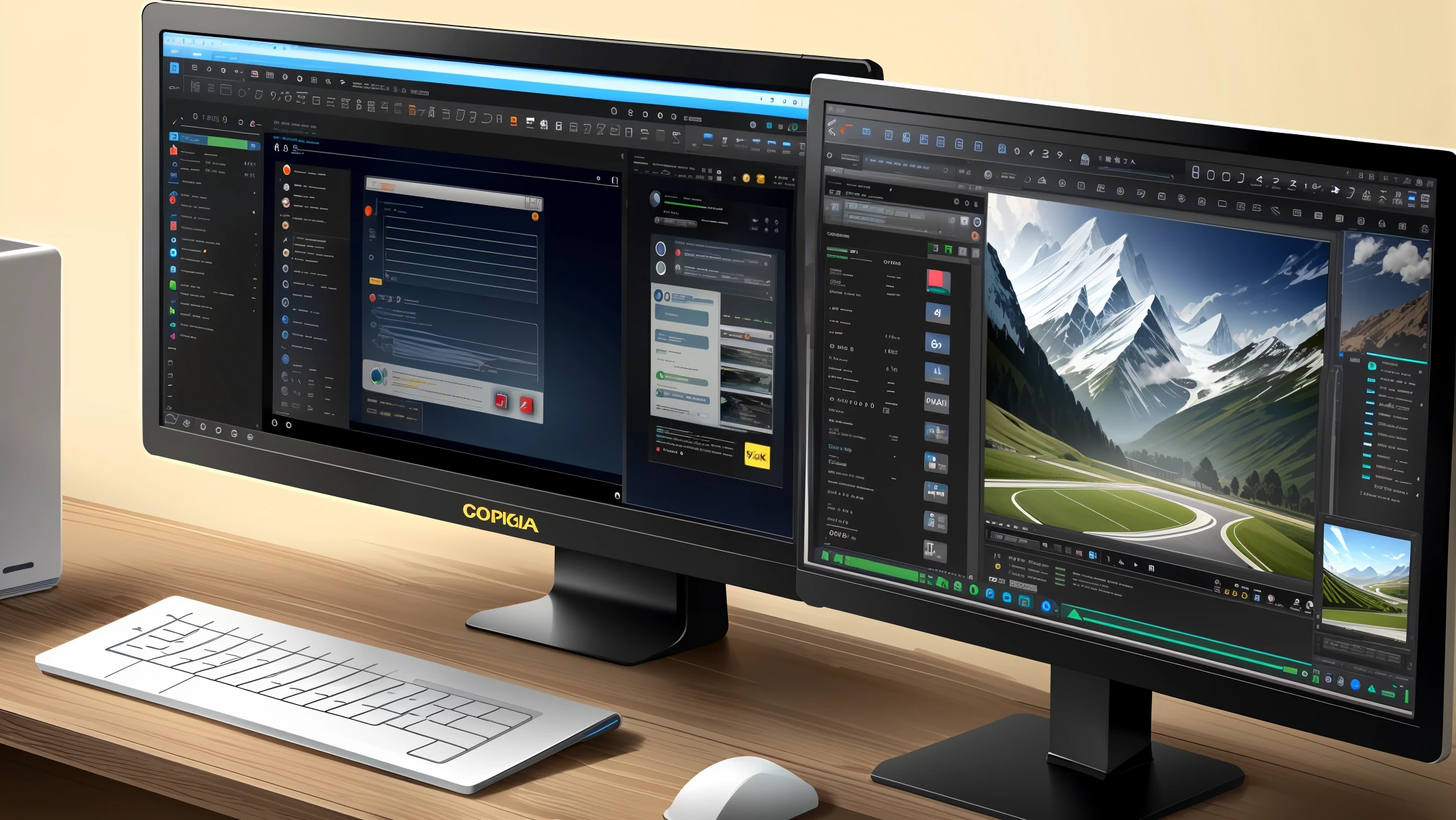 4k desktop diagram for computer suitable for China sports lottery store