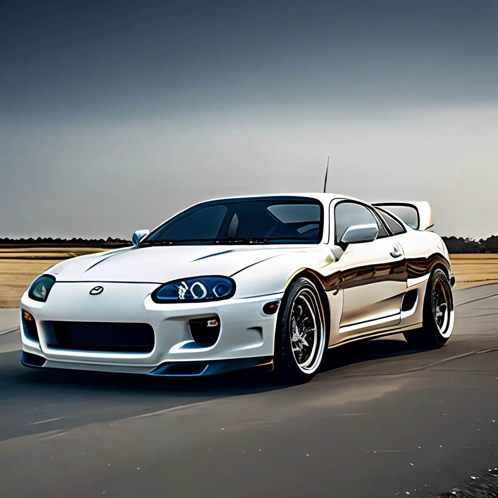 Nissan's body,Mitsubishi Lancer Evolution's four-wheel drive,Engine of the Mazda RX-7
