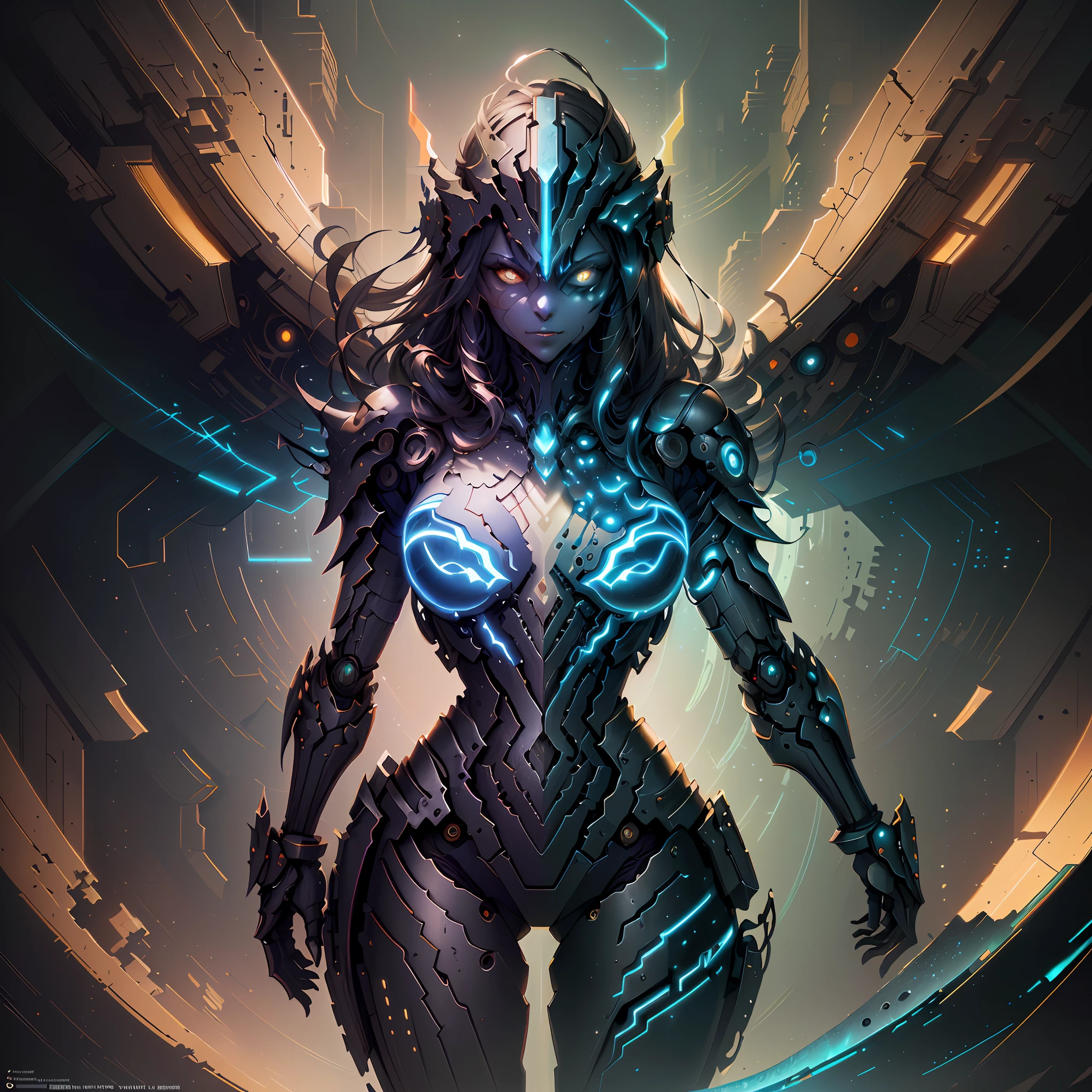 masterpiece, best quality, (extremely detailed CG unity 8k wallpaper), (best quality), (best illustration), (best shadow), absurdres, realistic lighting, (Abyss), beautiful detailed glow, art by PeterMohrBacher,