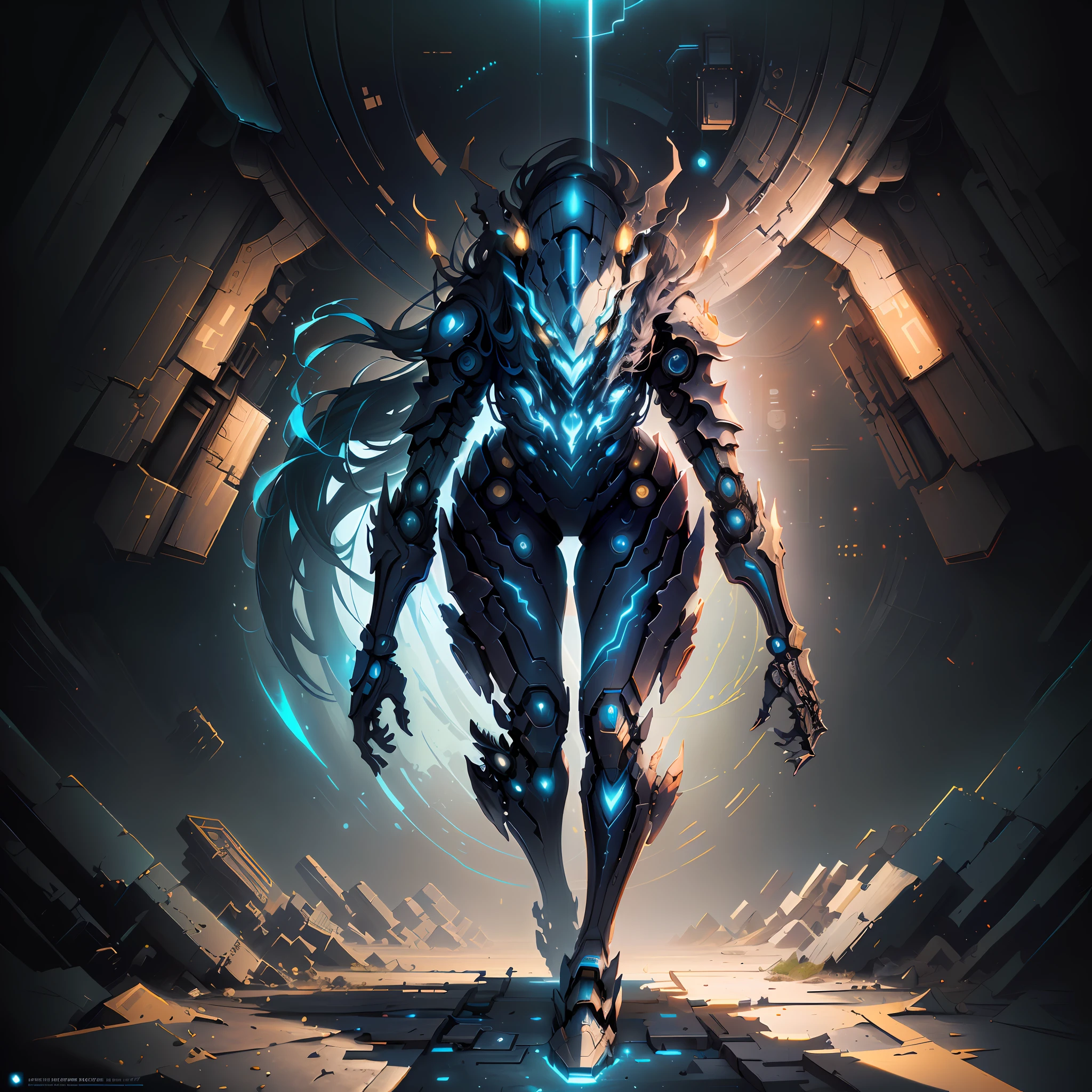 masterpiece, best quality, (extremely detailed CG unity 8k wallpaper), (best quality), (best illustration), (best shadow), absurdres, realistic lighting, (Abyss), beautiful detailed glow, art by PeterMohrBacher,