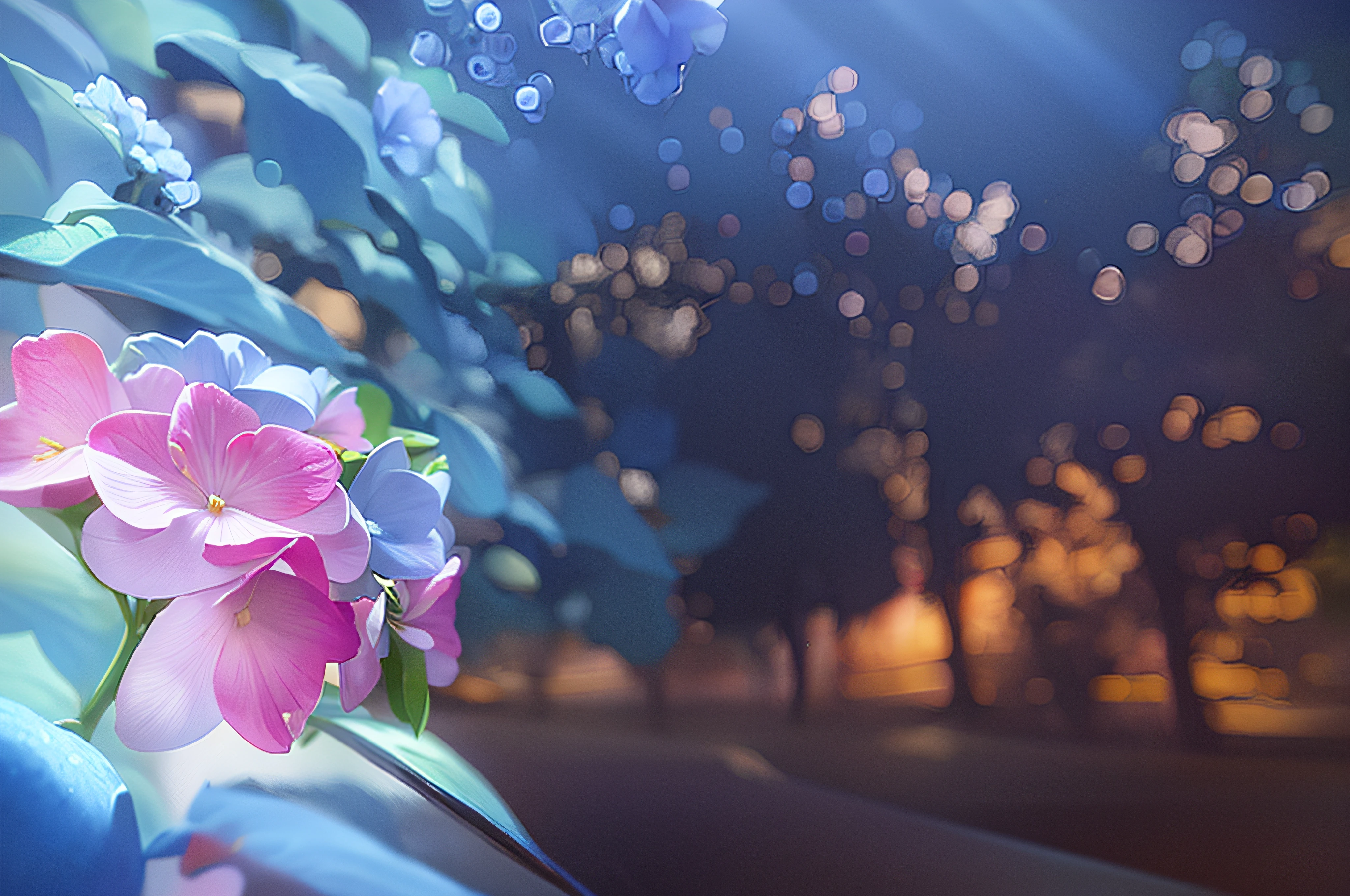 There are blue flowers growing on the tree, photo taken with sony a7r, hydrangeas, deity of hydrangeas, photo taken with canon 5d, taken with canon 8 0 d, taken with sigma 2 0 mm f 1. 4, Photograph Taken on Nikon D750, Photo taken with Nikon D 7 5 0