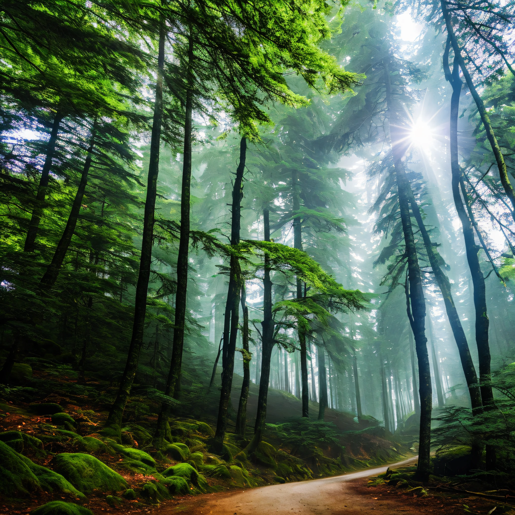 ln the forest,mont,夏天,Eau --auto