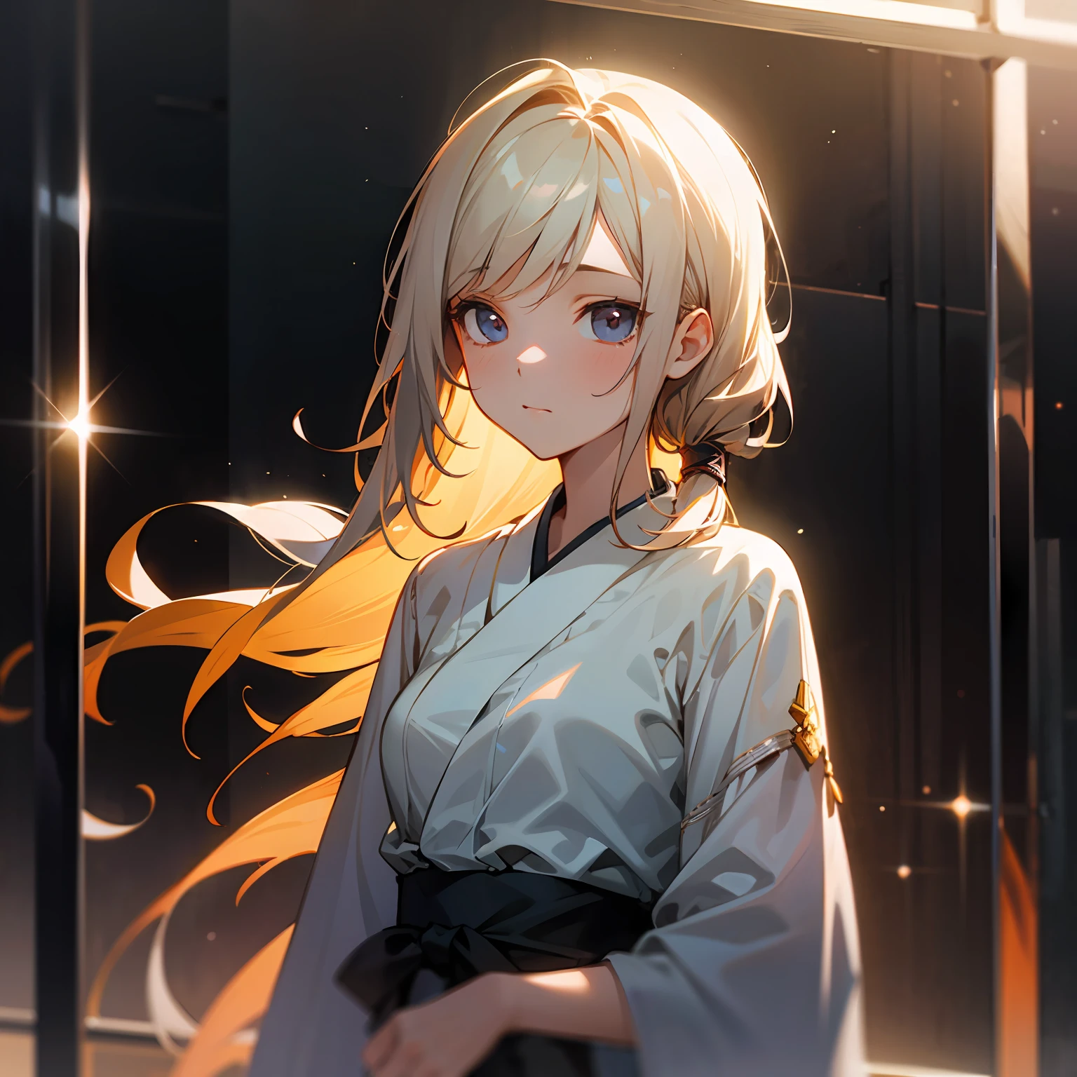 zori,glass,Long-haired girl,Vacated,Light,HD beauty CG