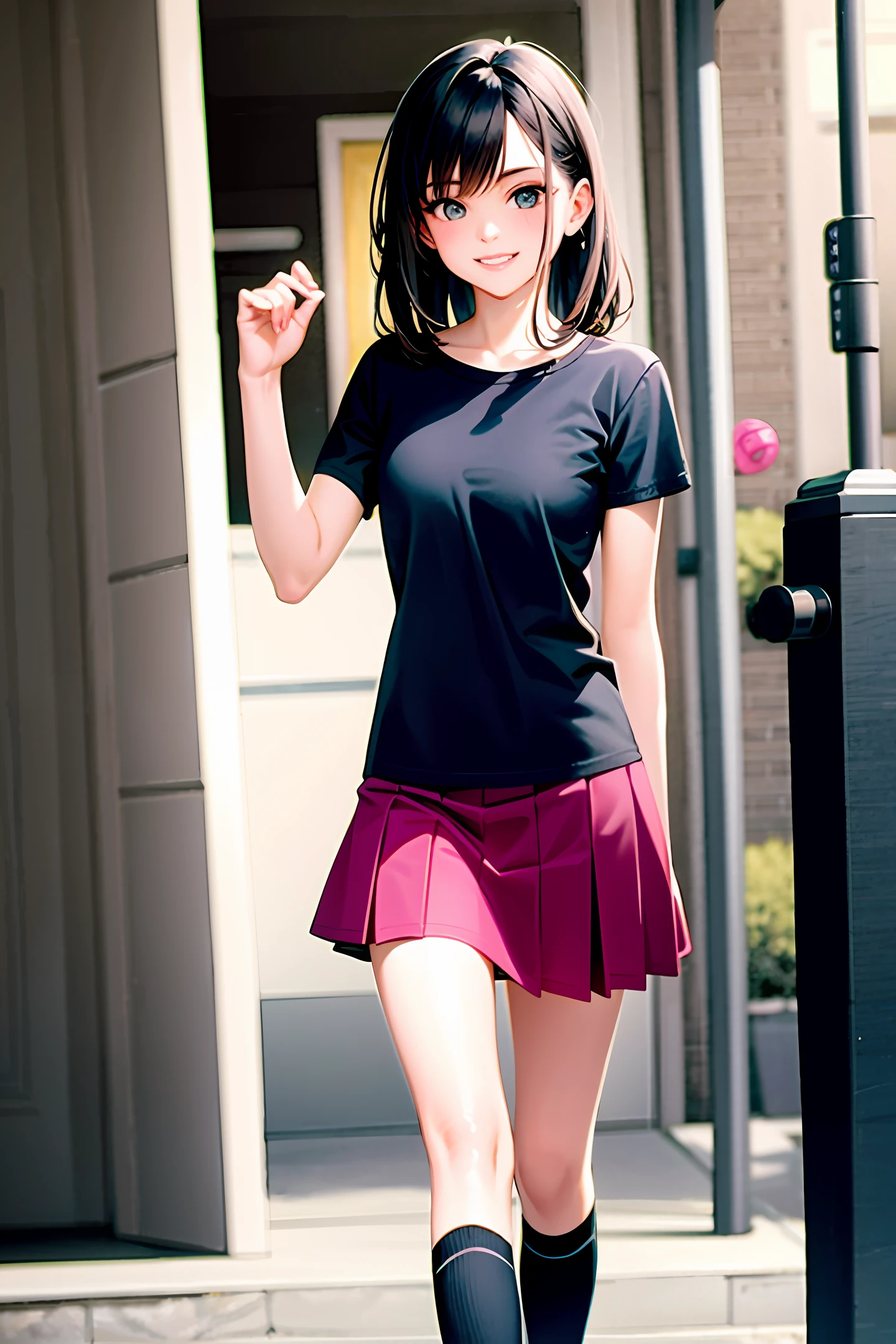 Beth,over knee socks,teens girl,JK skirt,ssmile,exteriors