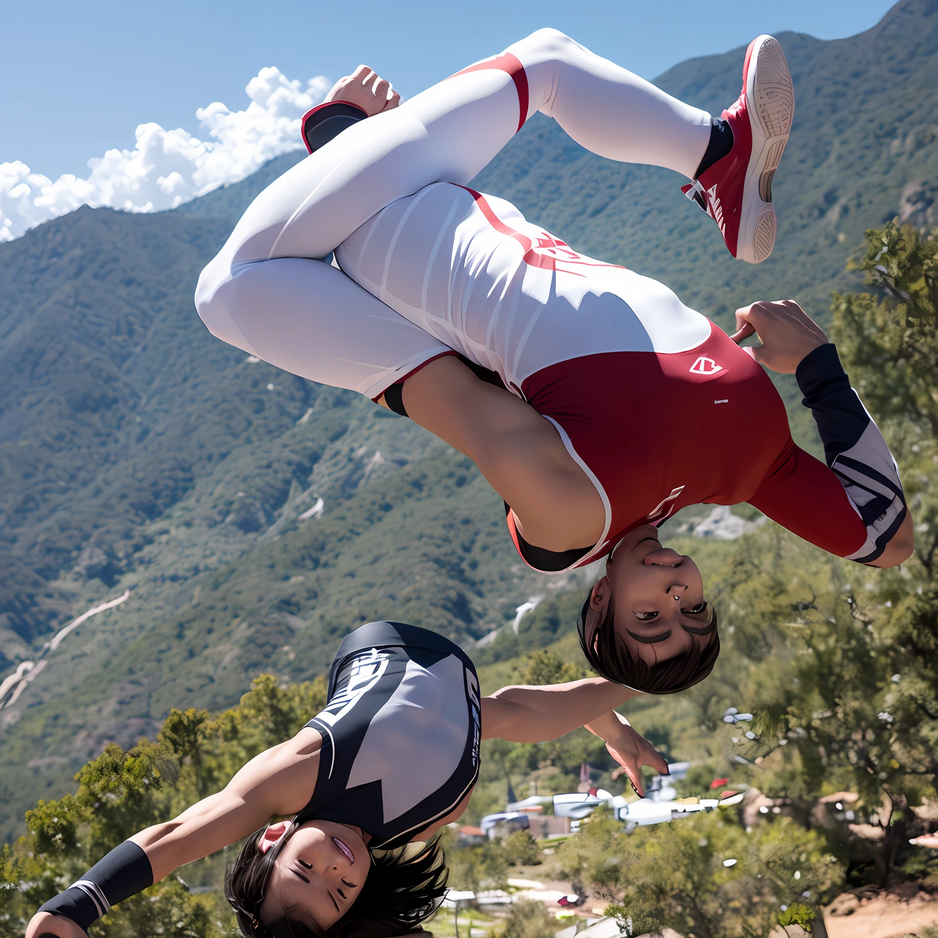 Ultraman backflip