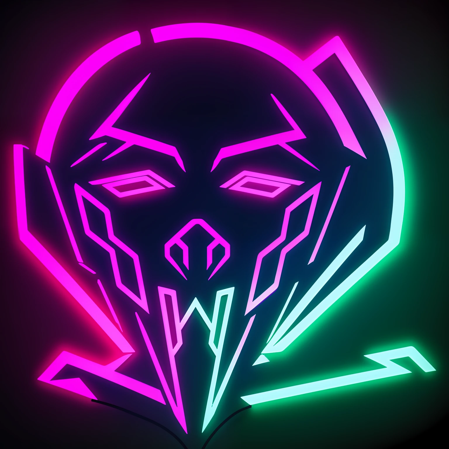 Logo 991CSGO cyberpunk style neon 4K 9 9 1 skins