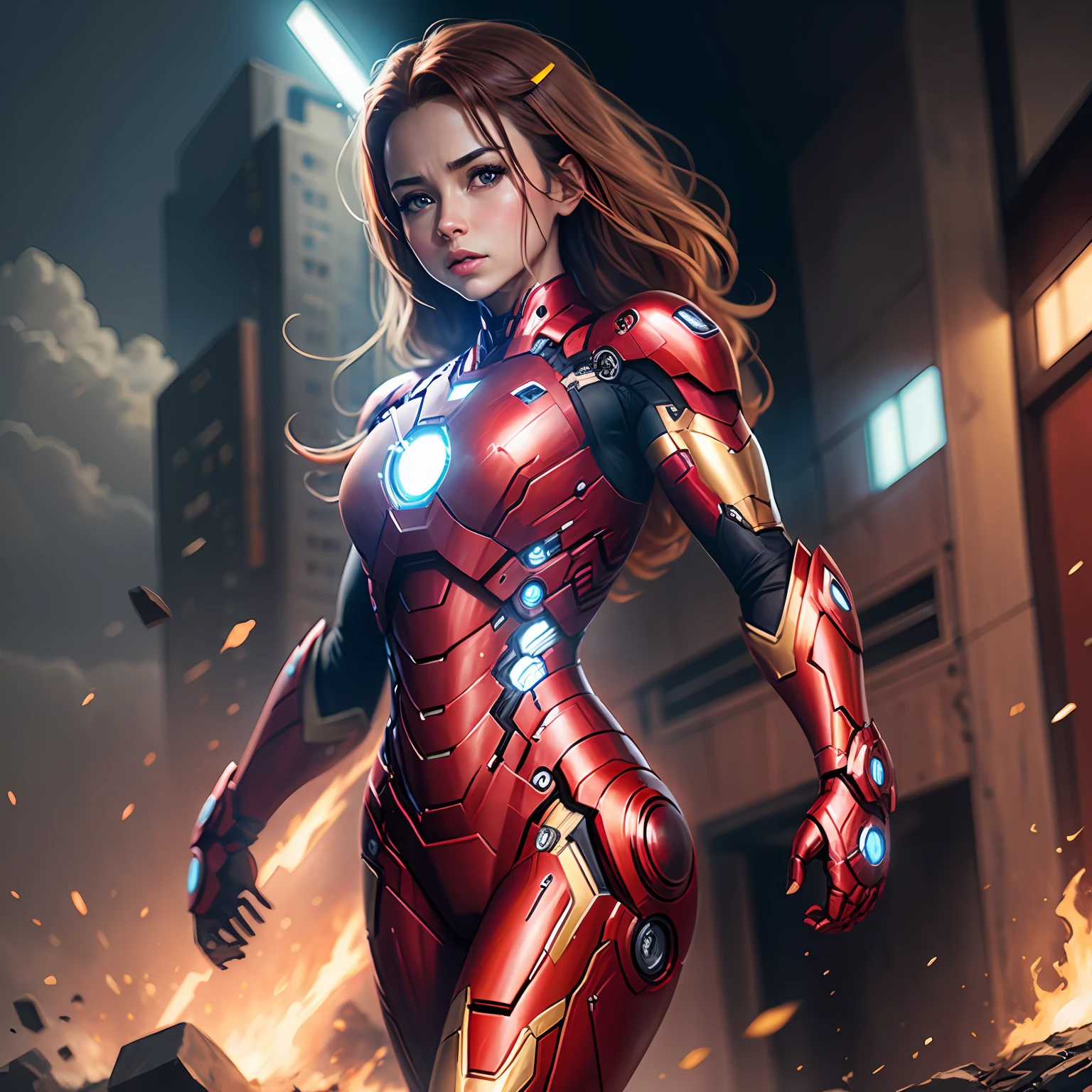 Female Iron Man --auto