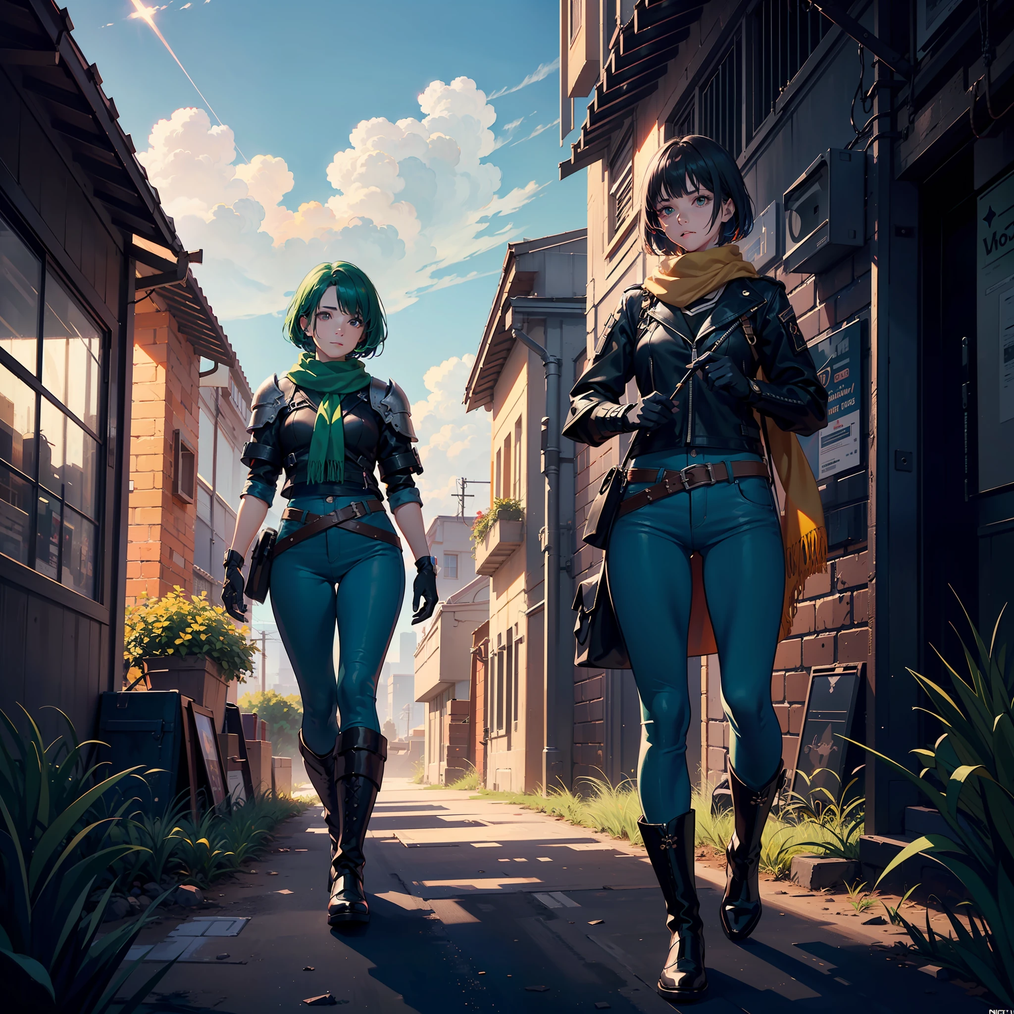 4K,8K,(masterpiece), best, 8k wallpapers, illustrations,full body,beautiful , facial contours, beauty,game cg,1_man,Standing posture,{{Masterpiece, Best Quality, Extremely Detailed CG, Unity 8k Wallpaper, 3D, Cinematic Lighting, Lens Flare}},(((Clear face,Dark system))), ((deep)),{Perfect composition}，Adult, naked,{{{Clear face}}}, {{{clear eyes}}},
(Youth), (Purple Short Hair), Black Eyes, (Yellow Scarf), (Grass Green Leather Armor), {Orange Belt}, (Dark Green Leather Pants), (Dark Green Boots), Dark Green Gloves, {{{Swinging Double Swords}}}, {{Attacking the Terrible Mummy Demon}}, (Desert Scene, Blue Sky and White Clouds),{{full body}},
(((masterpiece))), (((best quality))), ((ultra-detailed)), (highly detailed CG illustration), ((an extremely delicate and beautiful)),(cute delicate face),cinematic light,best quality, masterpiece, photo realistic, extreme res, ultra high res, dynamic lighting, real lighting,
beautiful detailed glow, detailed, Cinematic light, intricate detail, highres, detailed facial features, high detail, sharp focus, smooth, aesthetic, extremely detailed, stamp, octane render,by Mihoyo，HDR (High Dynamic Range), Ray Tracing, Super-Resolution, Unreal 5, Subsurface Scattering, PBR Texturing, Post-Processing, Anisotropic Filtering, Depth-Of-Field ,Maximum Clarity And Sharpness, Multi-Layered Textures, Albedo And Specular Maps, Surface Shading, Accurate Simulation Of Light-Material Interaction, Octane Render, Two-Tone Lighting, ISO, White Balance, Rule Of Thirds, Wide Aperture, 8K RAW,