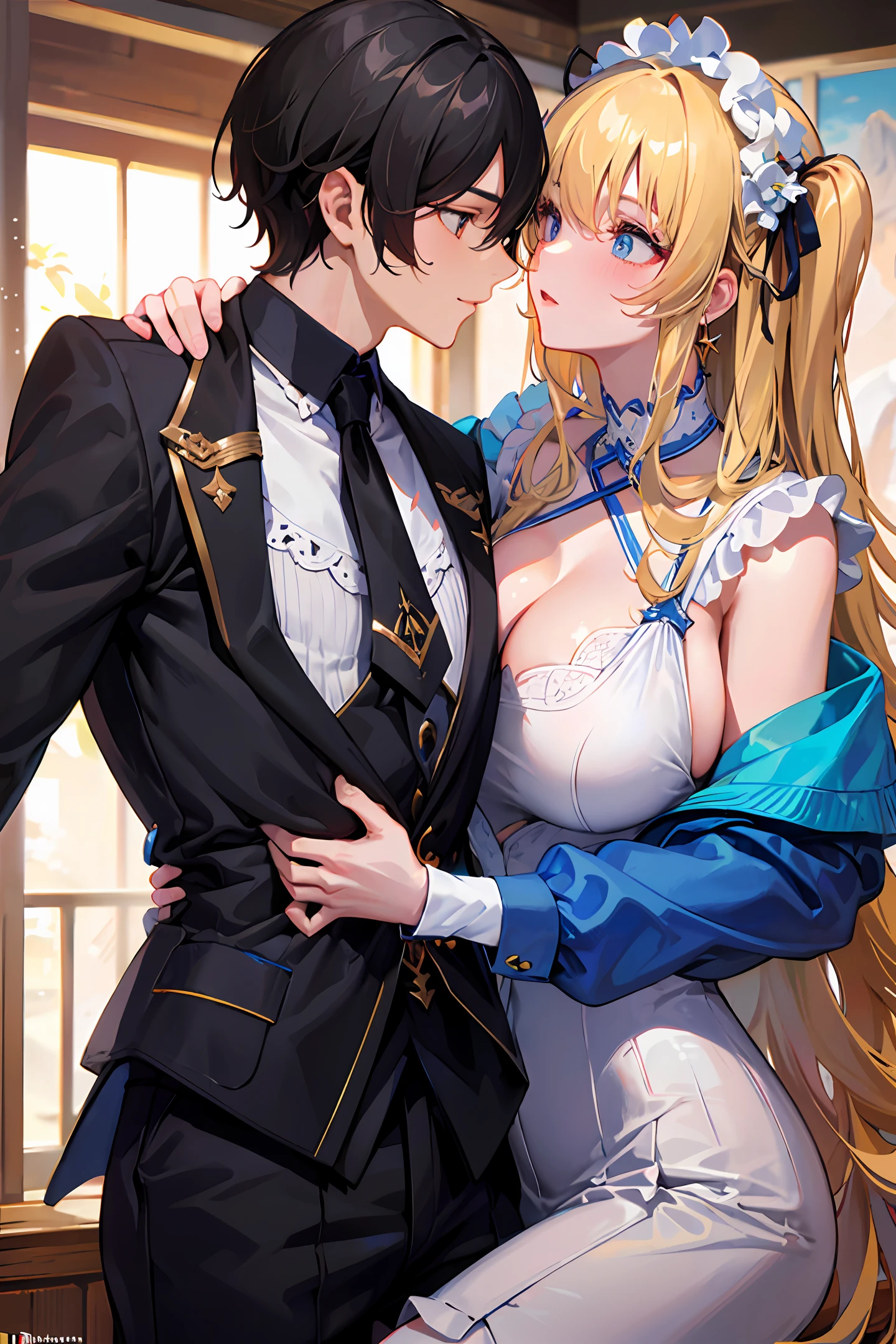 The domineering president's brother kisses his weak brother,anime big breast