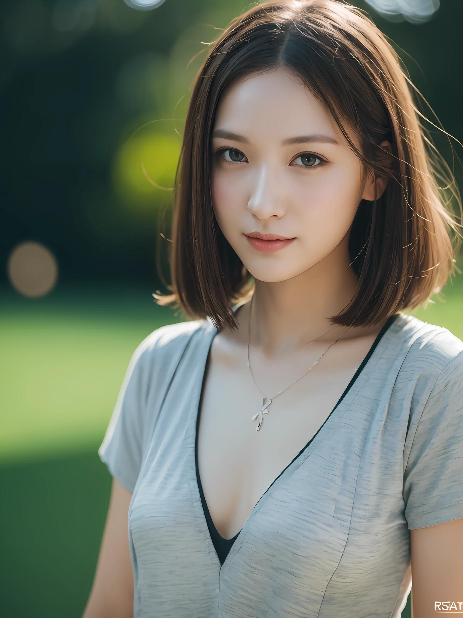 1girl, a smile, (((tiny chest))), (((bokeh))),depth of fields, cute face, Gaze towards the viewer, masterpiece, model shoot tyle, Full body portrait, sexy pose, ((8k 、RAW Photos、top-quality、masterpiece)、High Detail RAW Color Photo Professional Photo、(realisitic、Photorealism:1.37)、(top-quality)、(Best Shadows)、(The best illustrations)、超A high resolution、8K wallpapers unified with highly detailed CG、physically-based renderingt、Cinematic Lighting)、