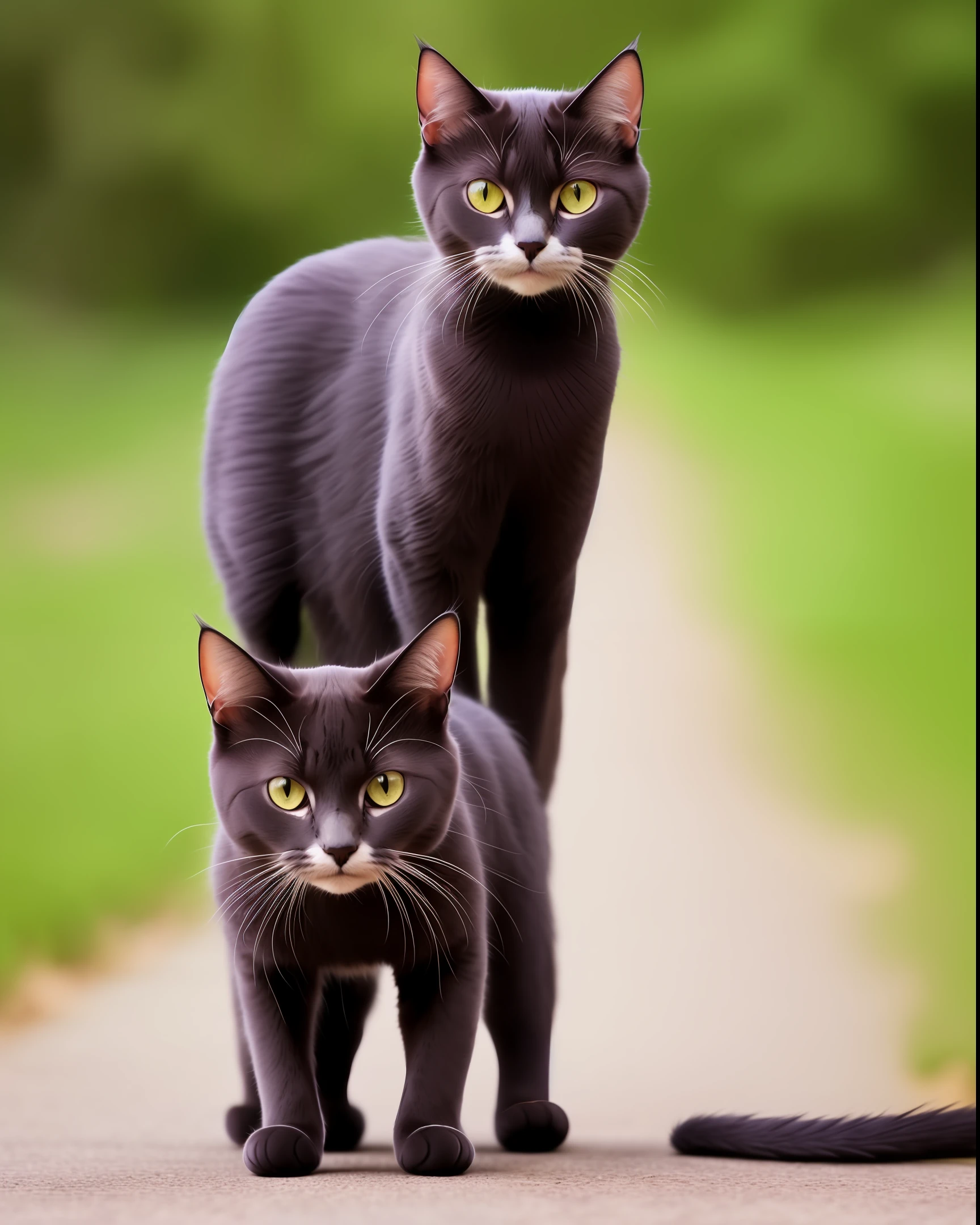 eine Katze