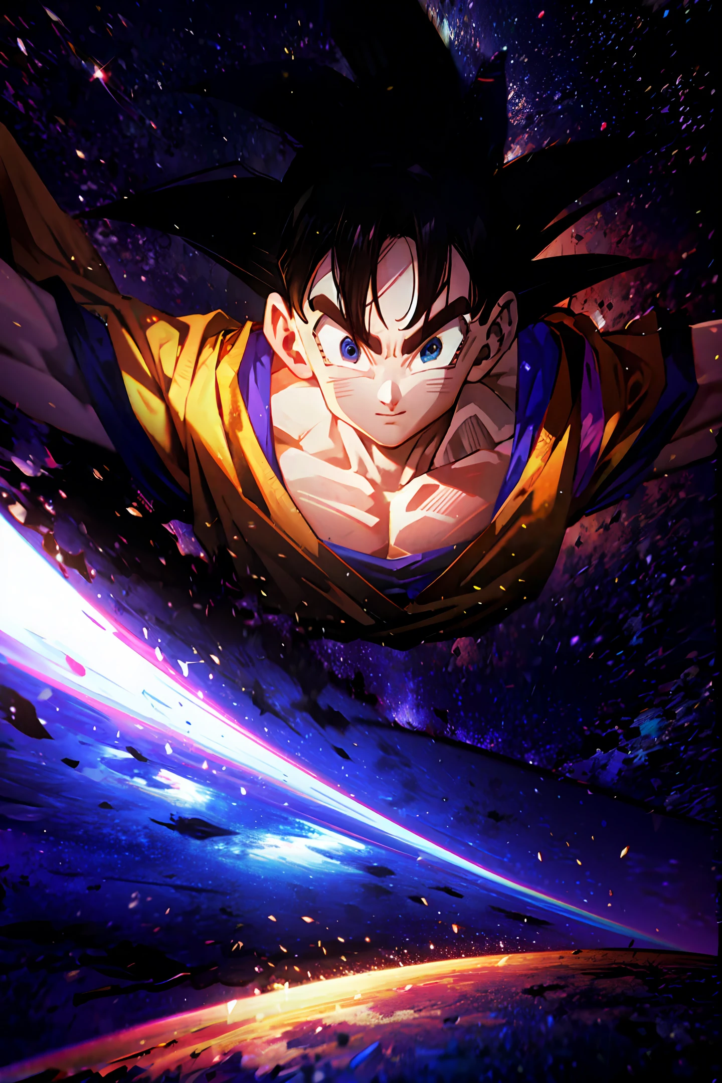 Dragon Ball Goku space background image