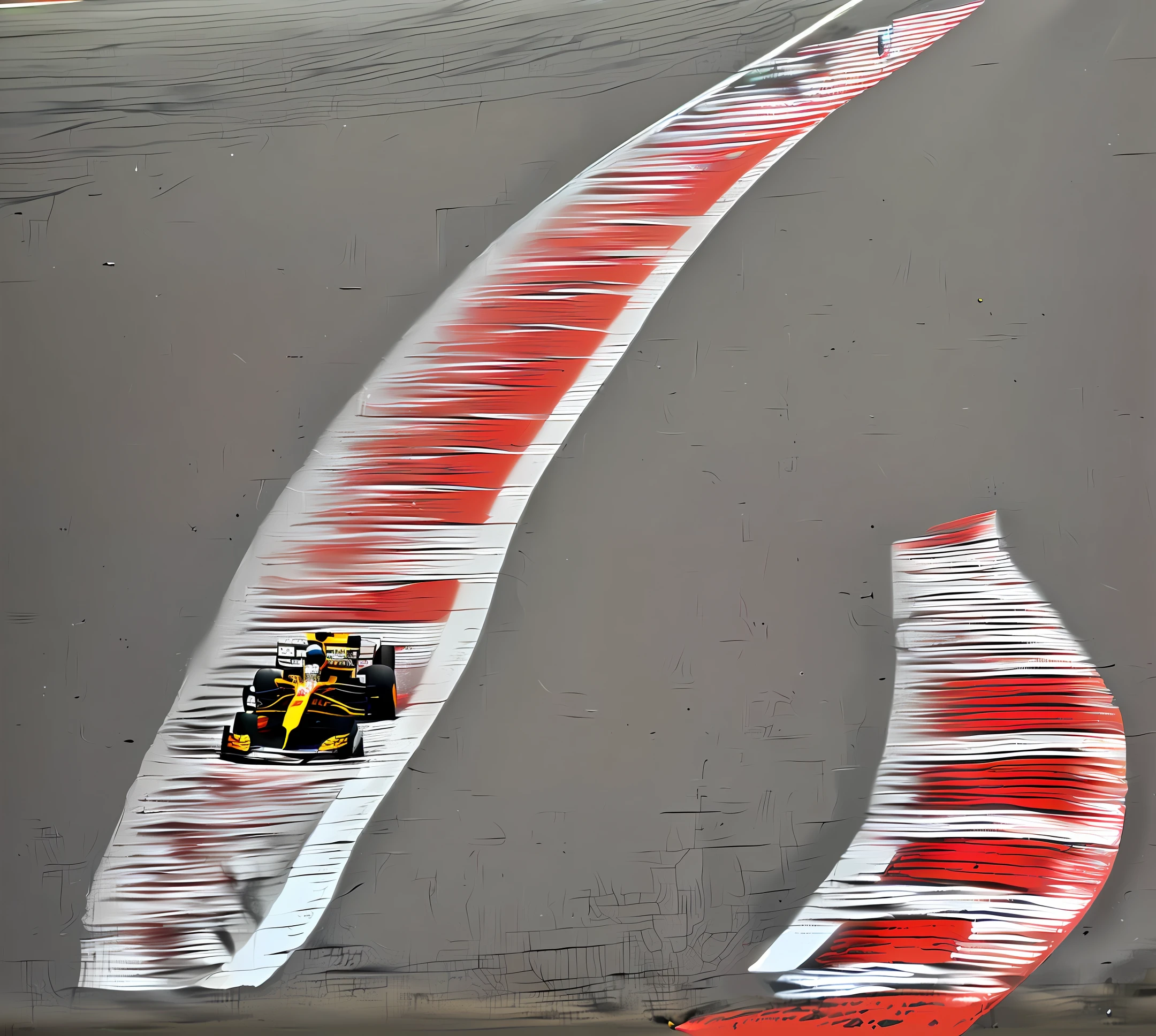 Carro, formula 1, Santander, paisagem, vermelho