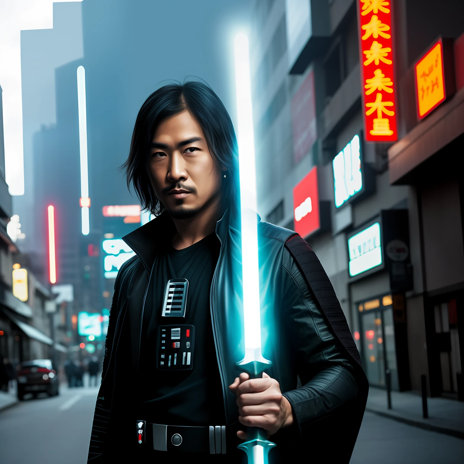 the wind-gliding ninja assassin and his 2 swords