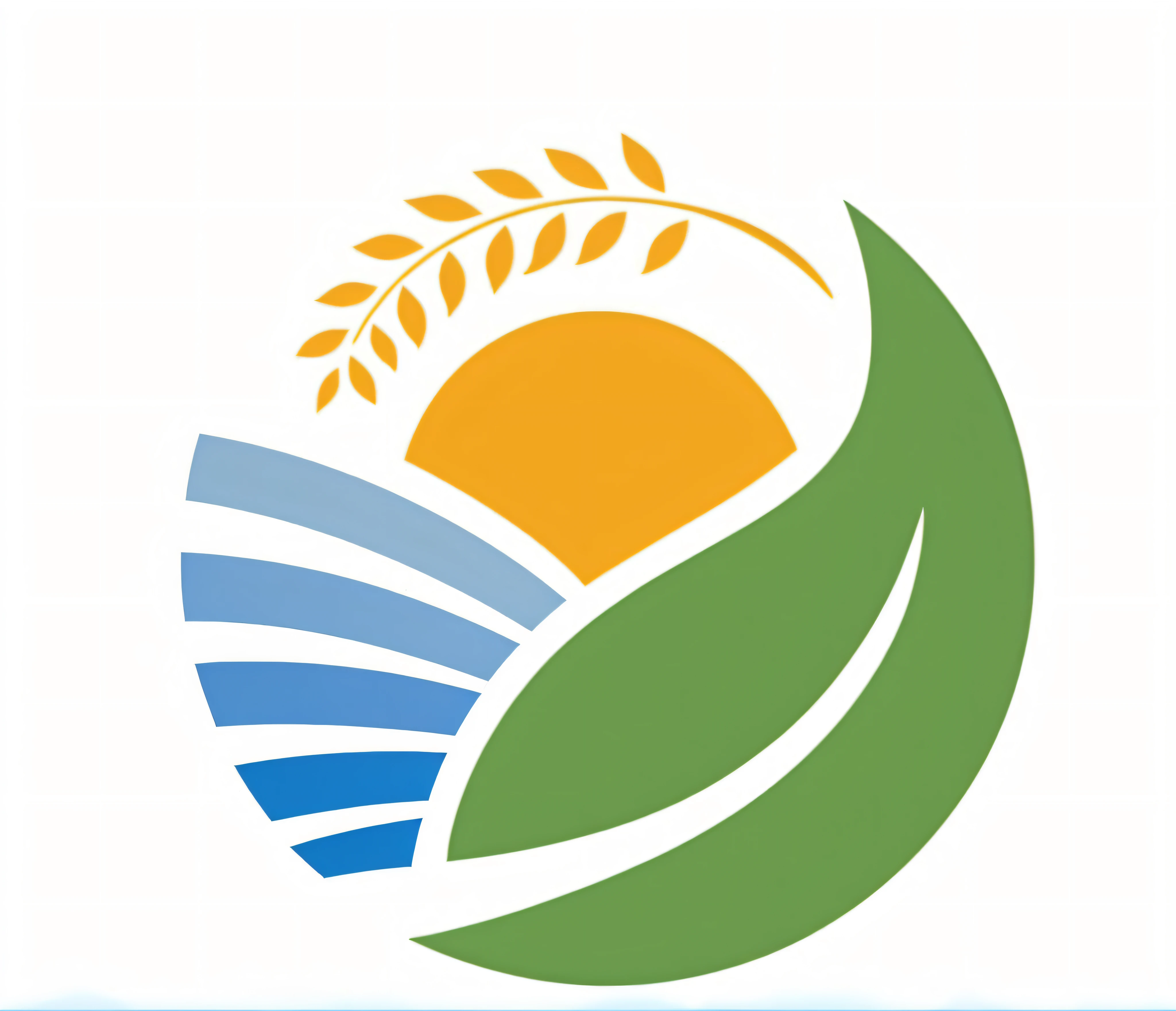 Close-up of logo with sun and leaves, logo without text, No crops, Best logo, offcial art, farms, 2 5 6 x 2 5 6 pixels, Farming, logo, logo, uncrop, sfv, environment, inspired by Jan Zrzavý, farmer, Farm, Without background, saitama --auto