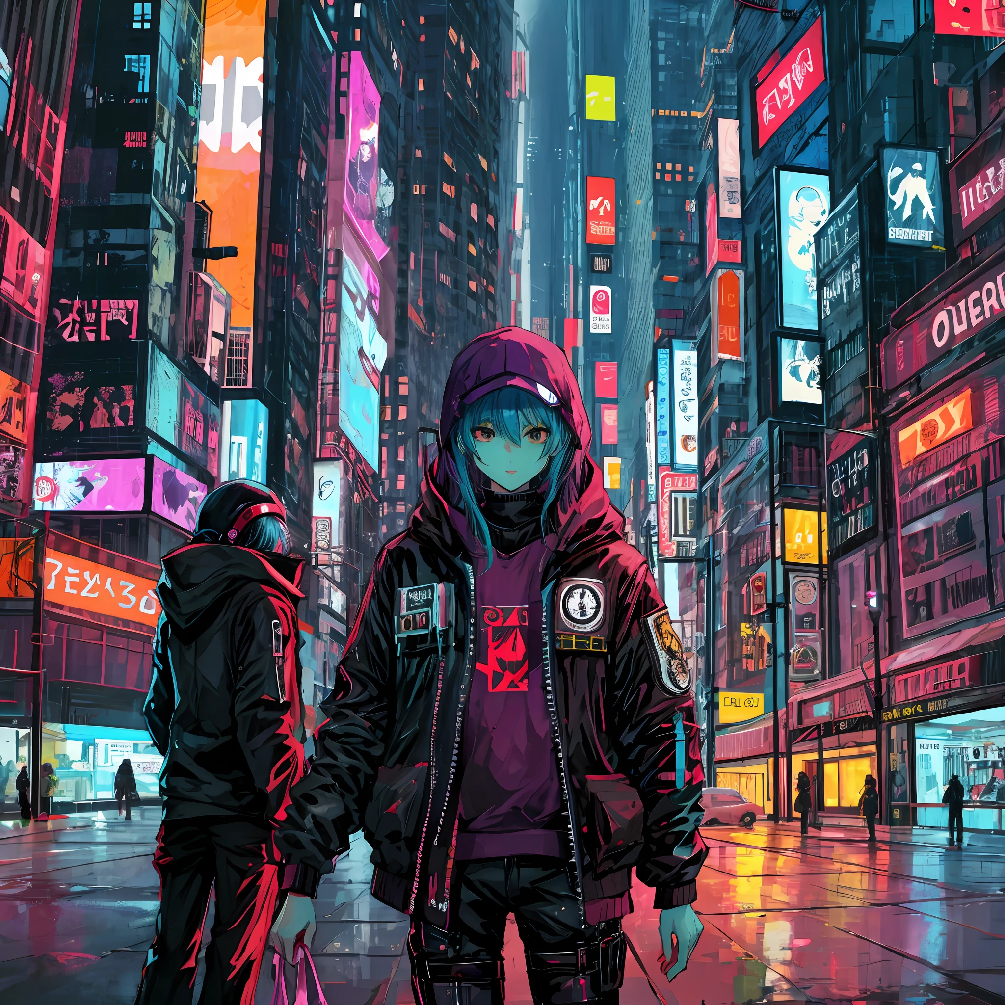 cyber punk perssonage