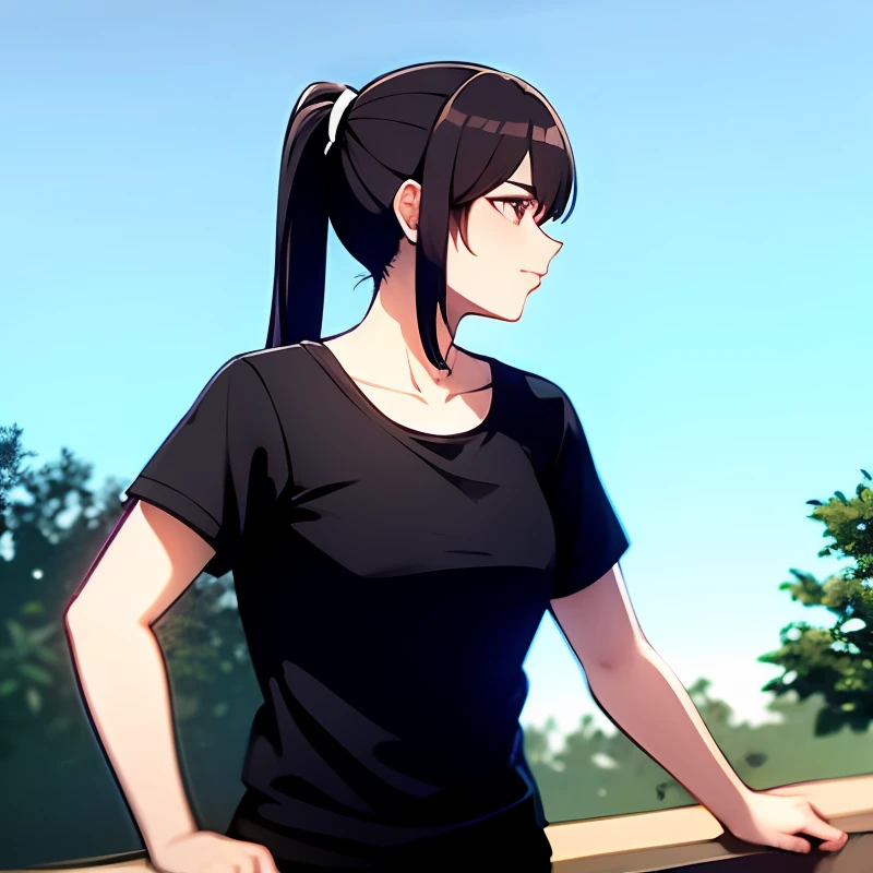 Ponytail Badminton Tall High Cold