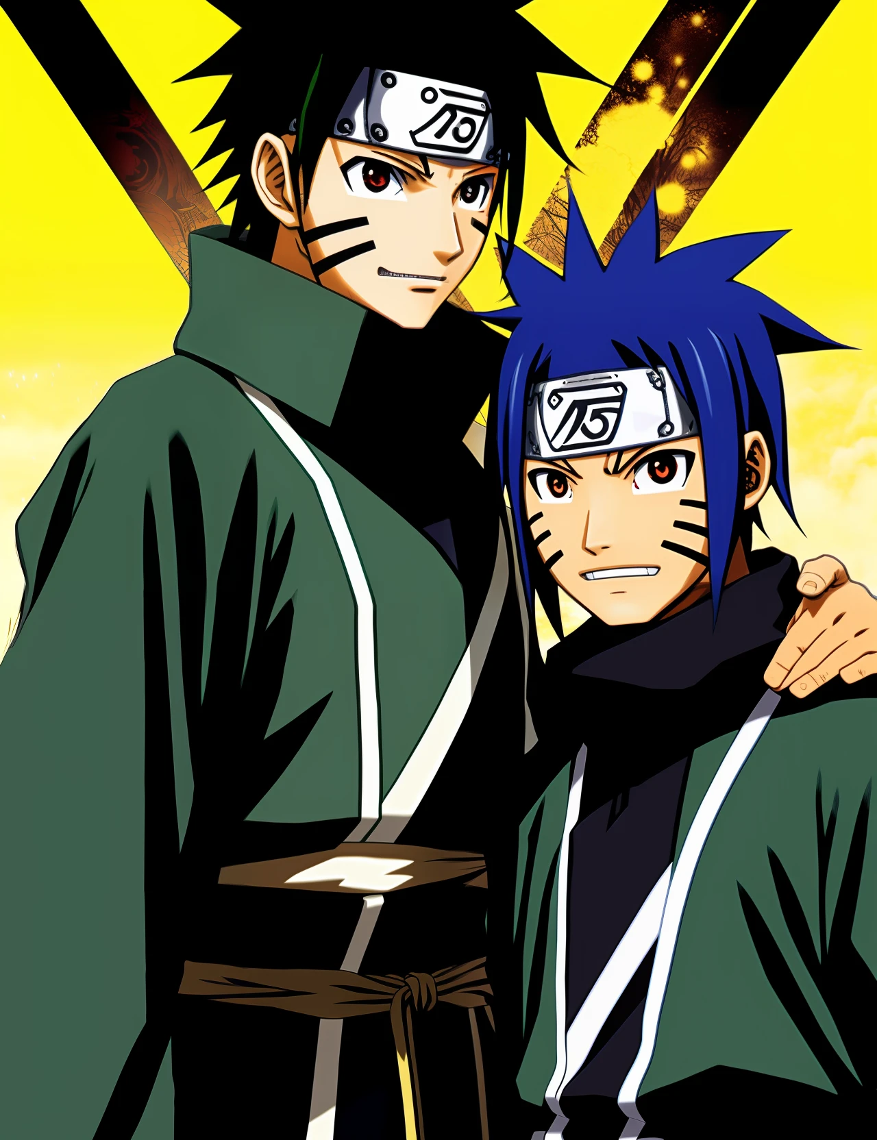 Naruto and Sasuke,End Valley War