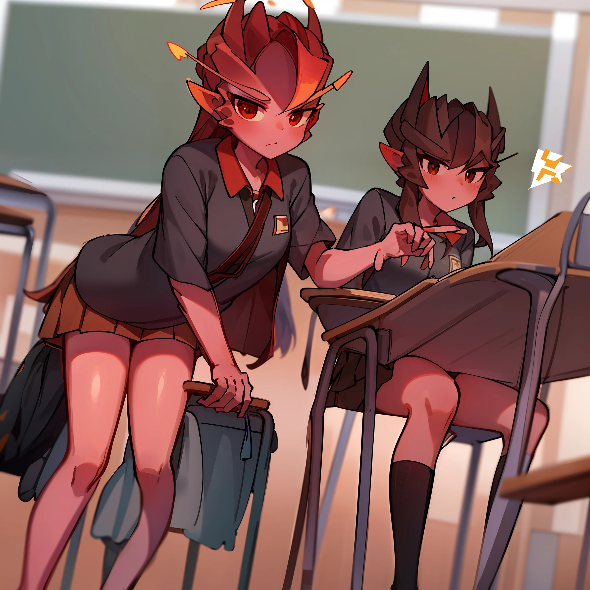 pupils，ember，‎Classroom，Real Human，校服