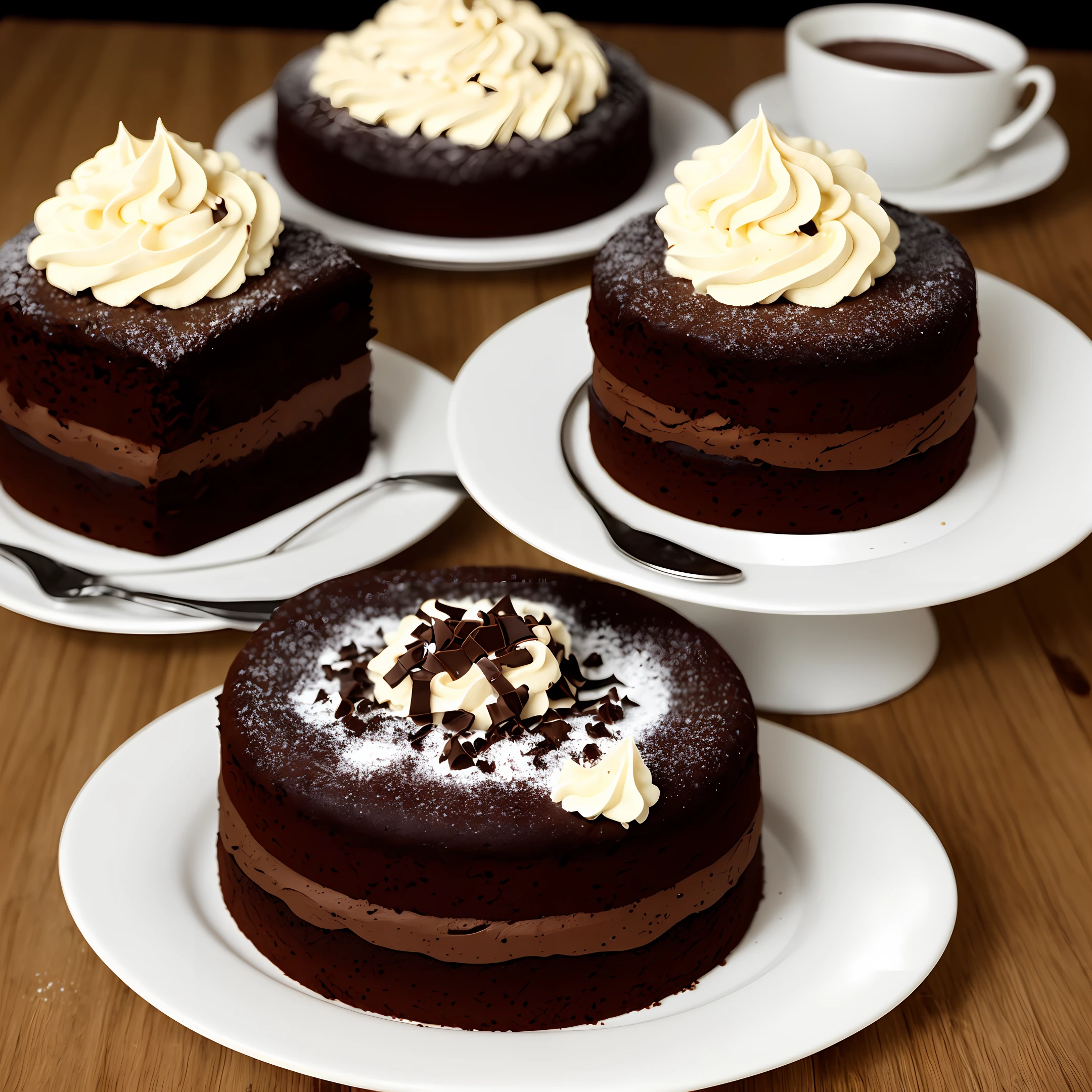 Chocolate cake shot with Nikon SLR