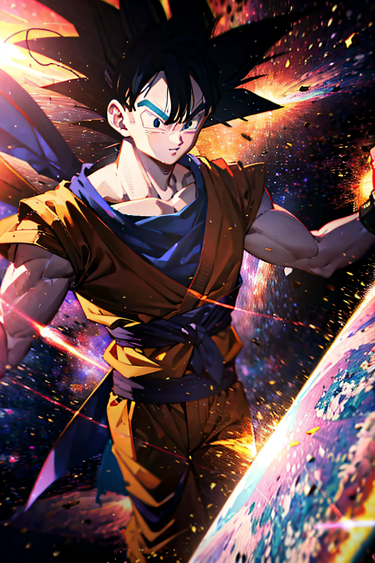 Dragon Ball Goku space background image