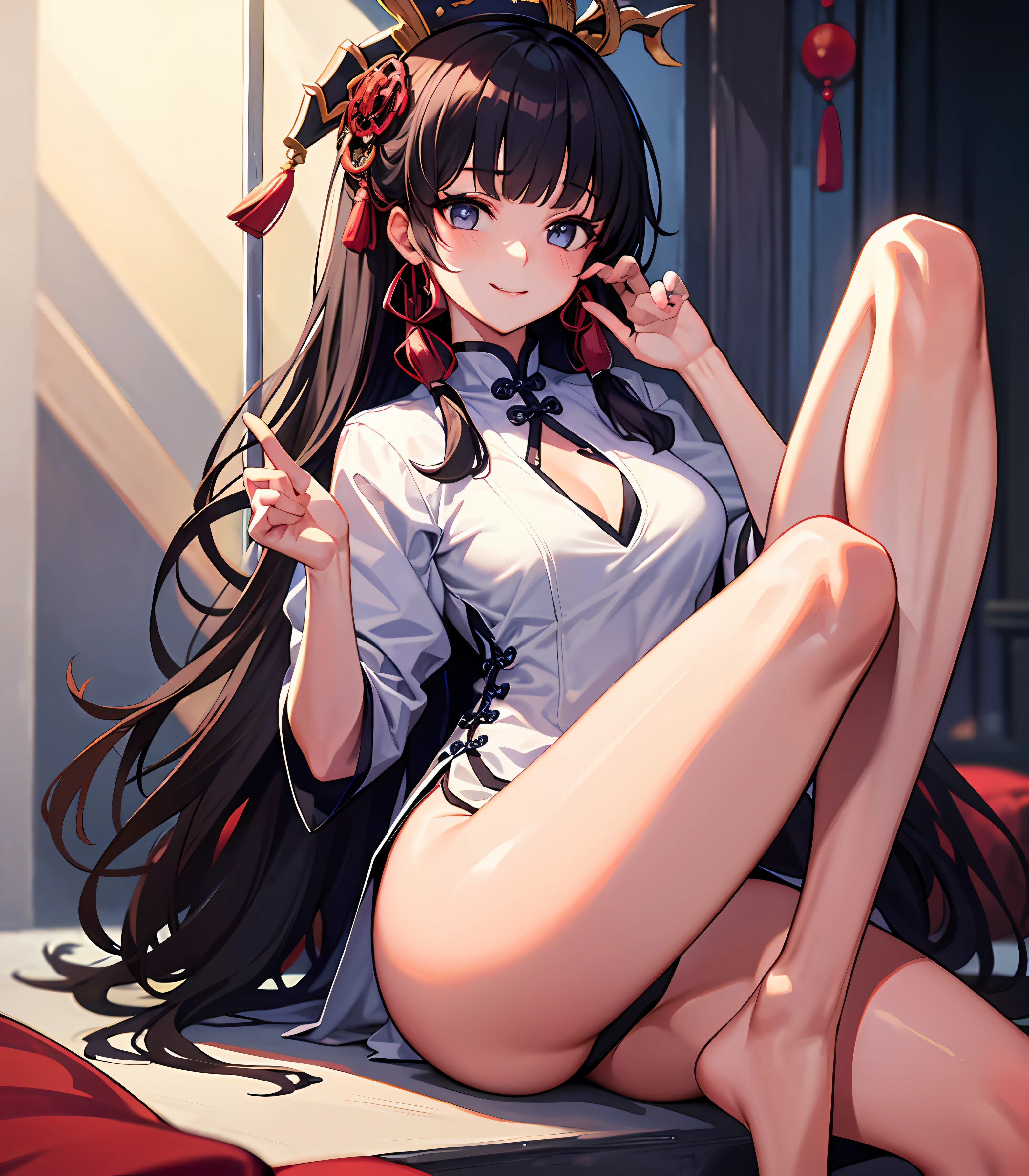 tmasterpiece,A high resolution,best qualtiy,1girl solo,kamisato_ayaka,ssmile,Chinese