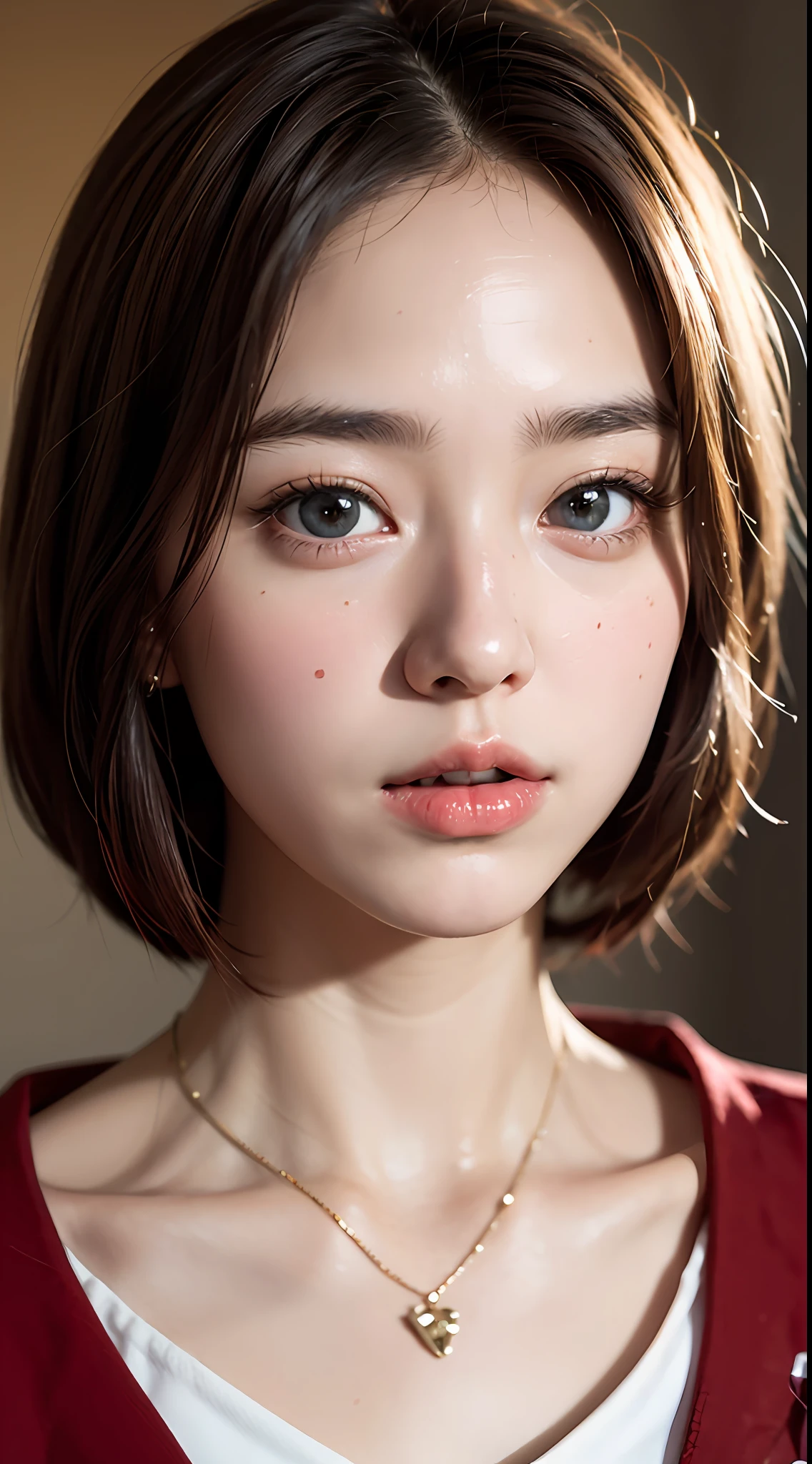 (Stanford:1.5), close up, masterpiece, best quality, original photo, realistic, face, incredibly beautiful, pure girl, cute, short hair with fair and rosy skin, depth of field, high resolution, ultra-detailed, fine detail, extremely detailed, extremely detailed eyes and face, sharp pupils, realistic pupils, sharp focus, cinematic lighting