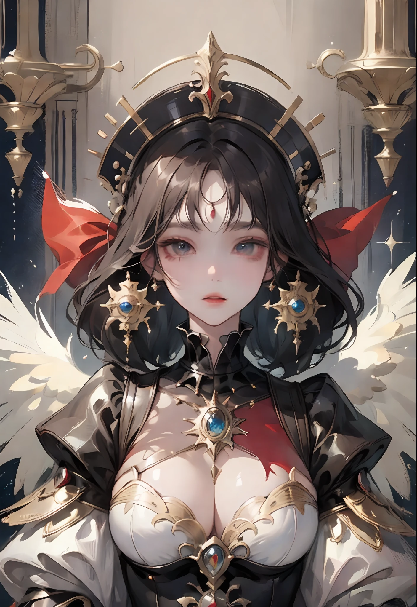 (masterpiece, top quality, best quality, official art, beautiful and aesthetic:1.2), (1girl), extreme detailed, thick_red_book_face,