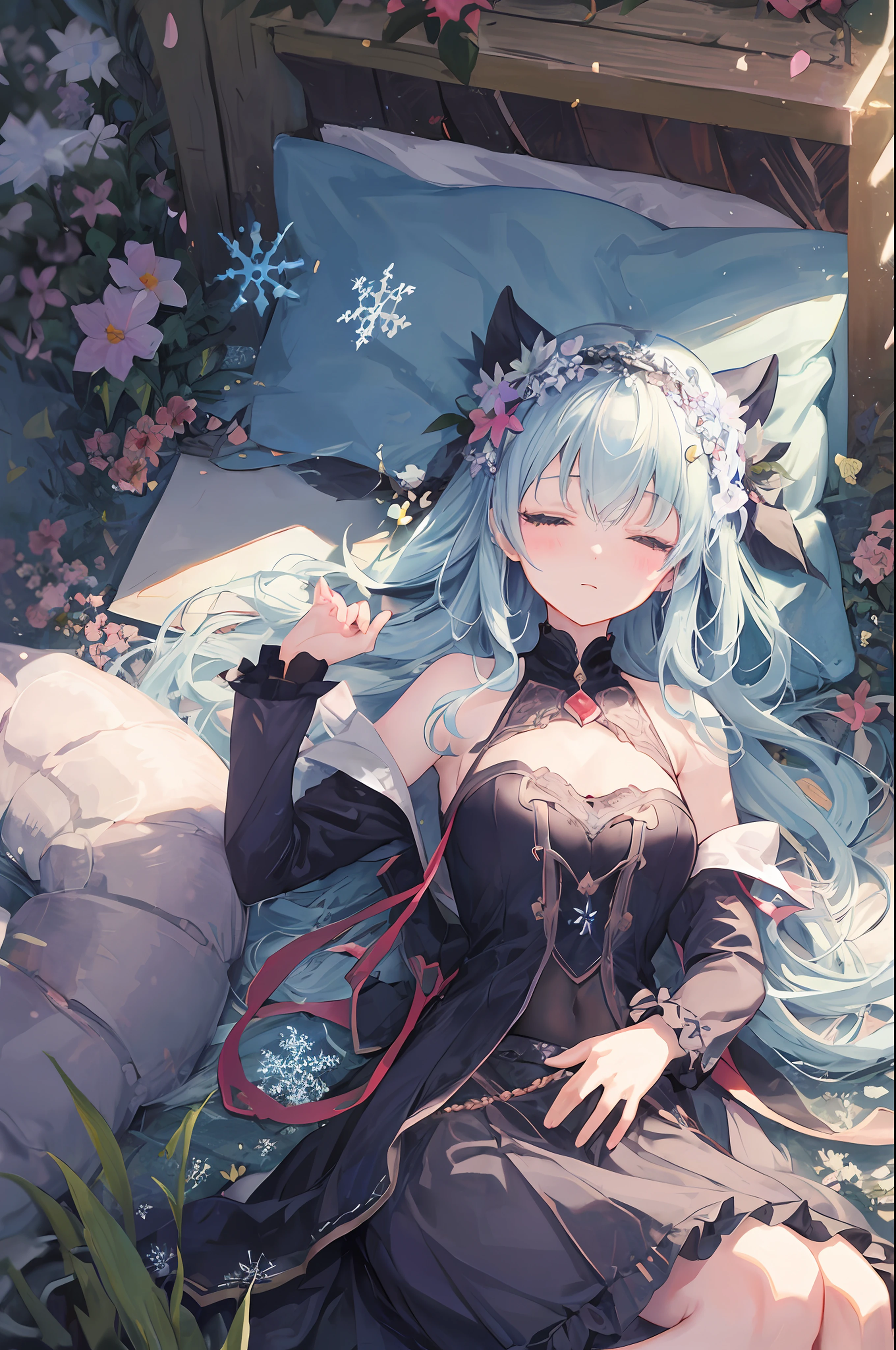 If Rokka rests in peace、If the six flowers of a snowflake rest in peace、Snowflake、Teenage girl sleeping with a dragon