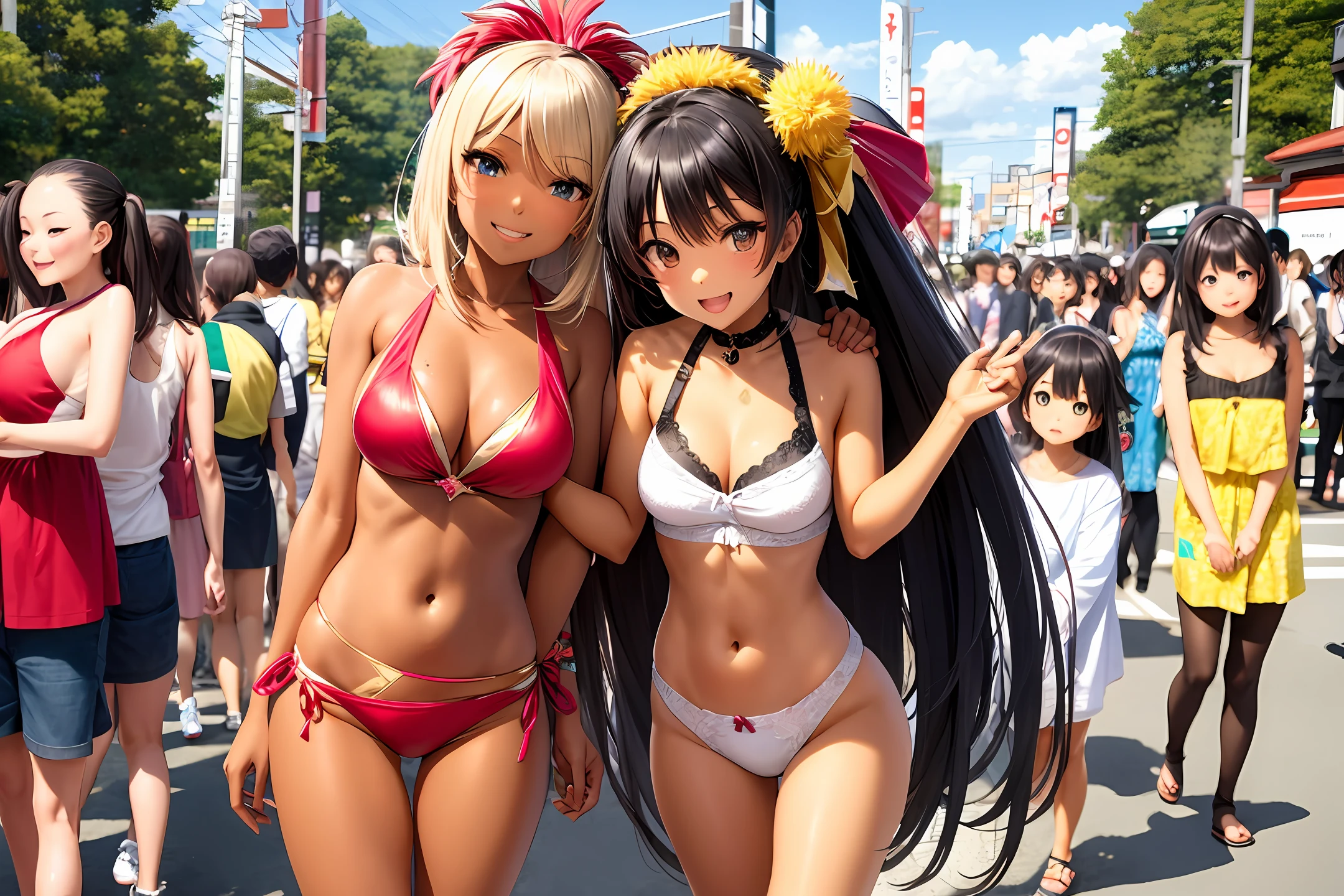 Samba Carnival Tanned Girl Japan Anime Characters